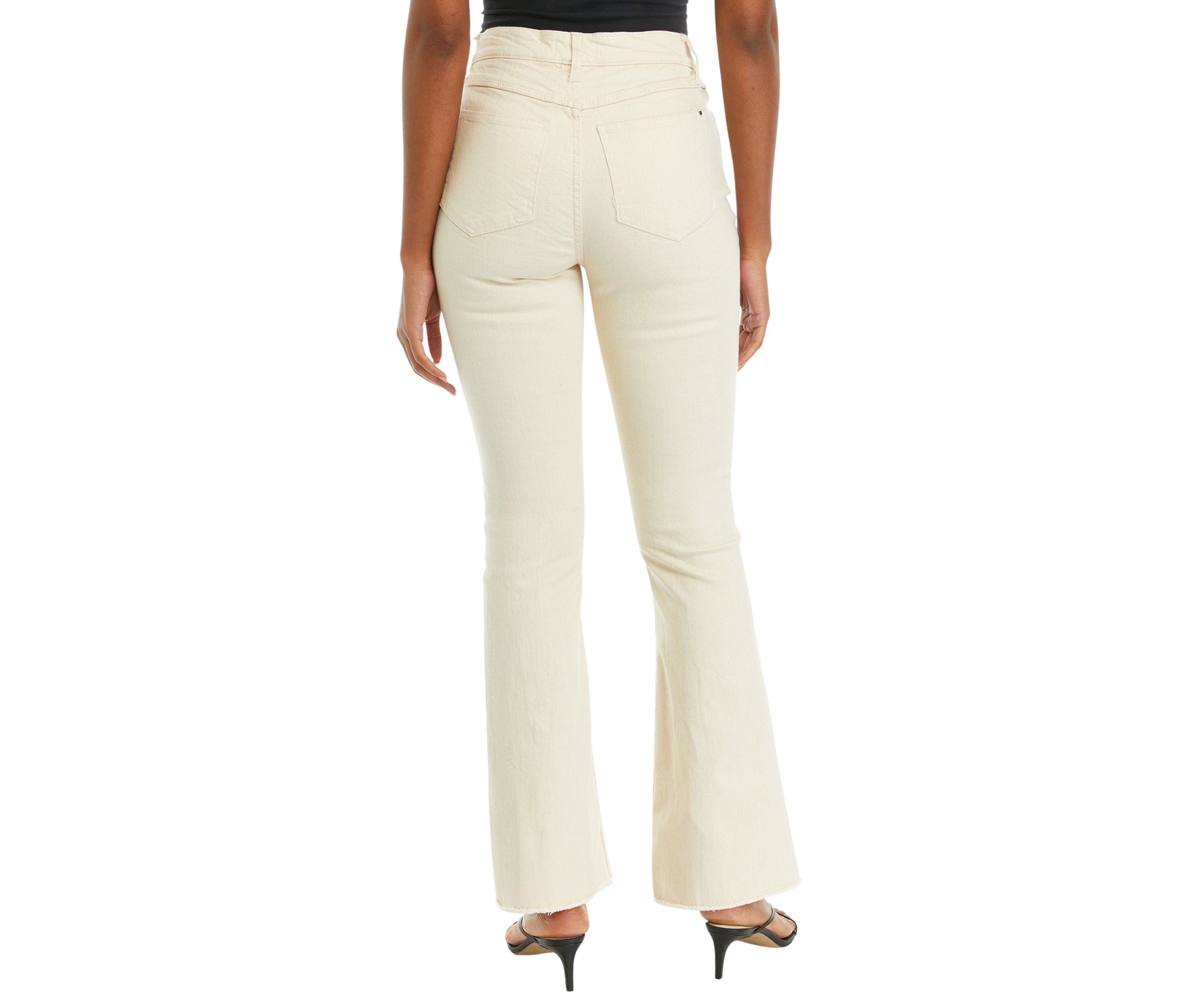 Womens Mid Rise Bootcut Denim Jeans