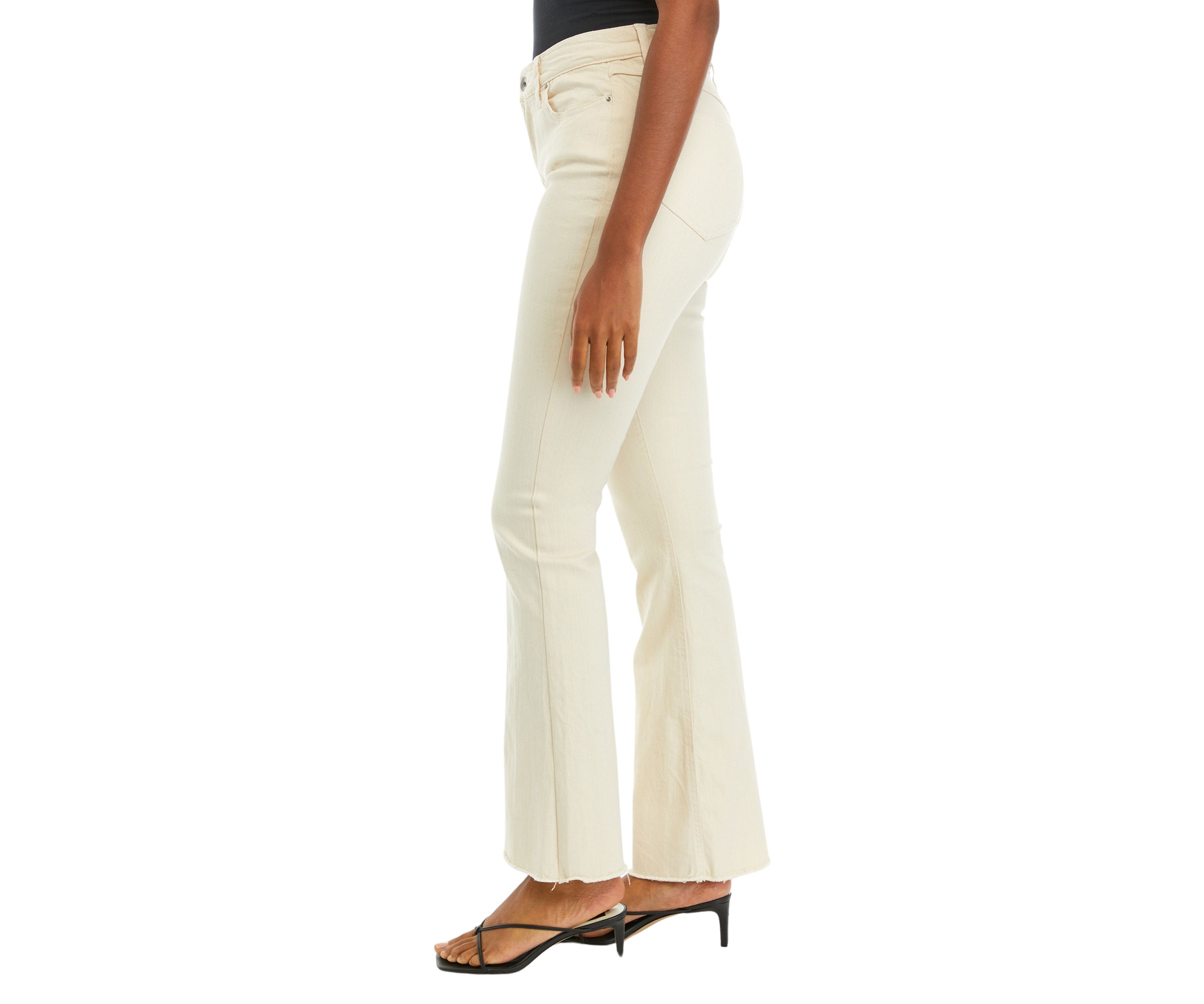 Womens Mid Rise Bootcut Denim Jeans