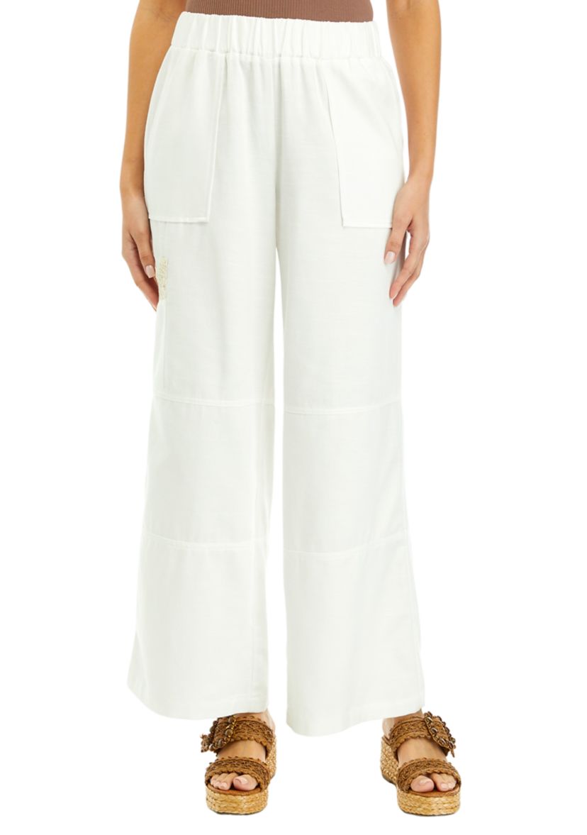 Womens Patch Pocket Trousers
