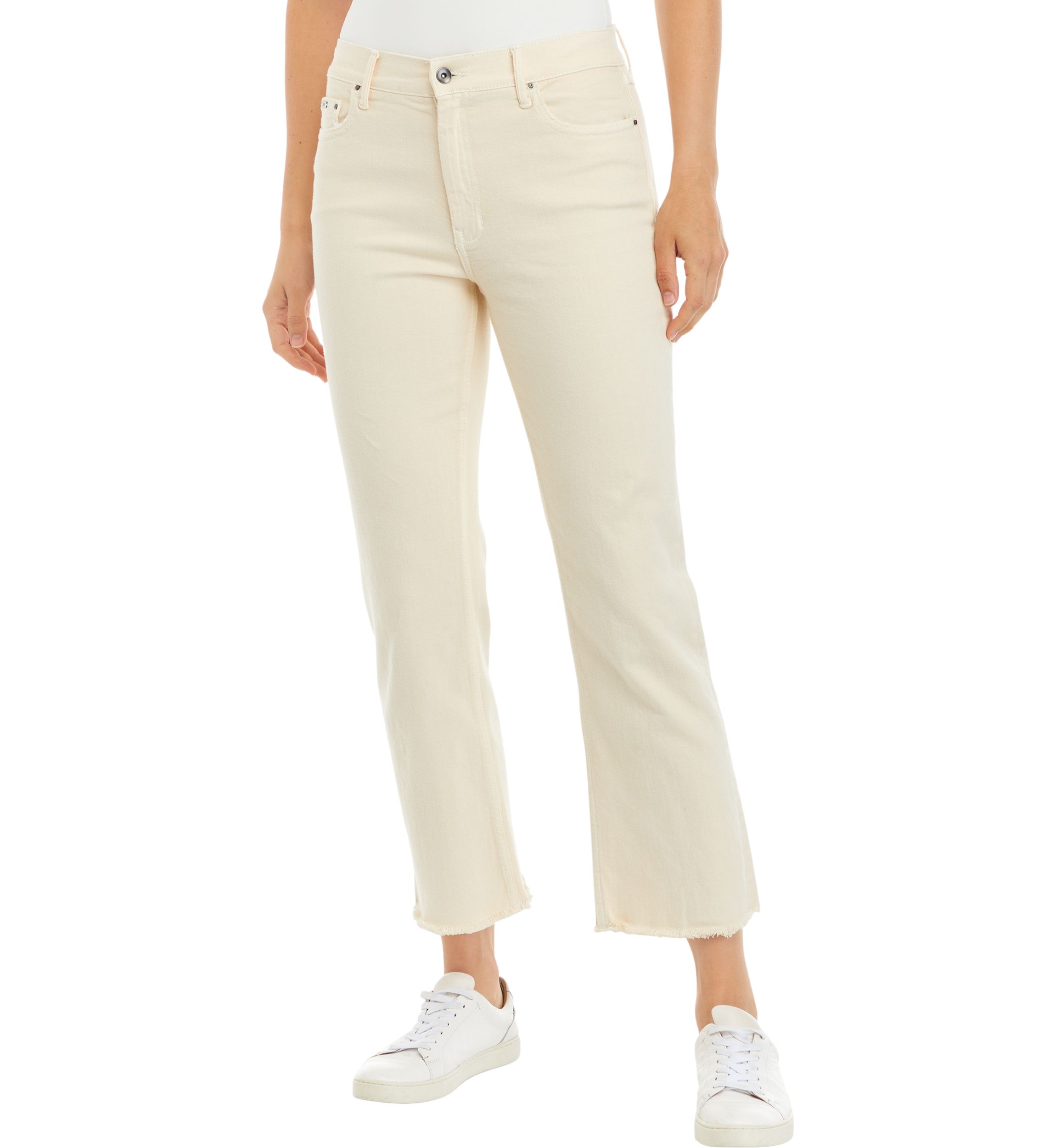 Womens Straight Leg High Rise Jeans