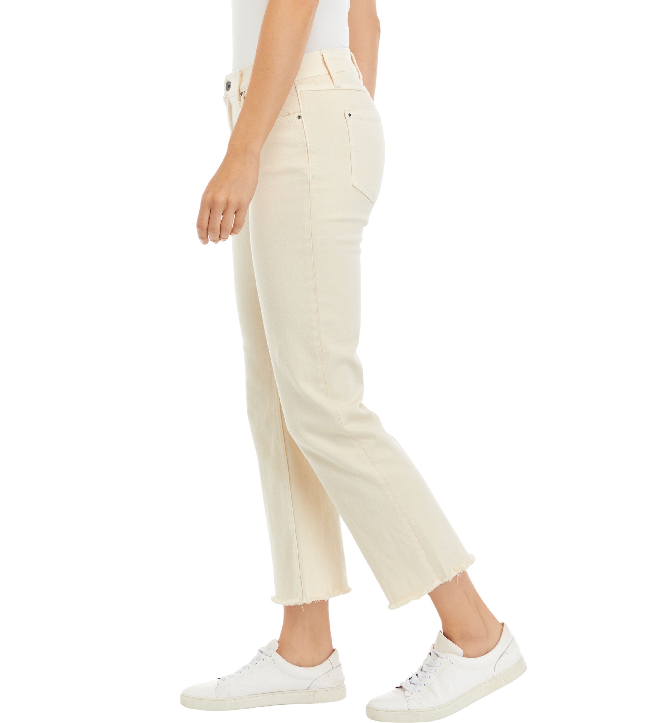 Womens Straight Leg High Rise Jeans