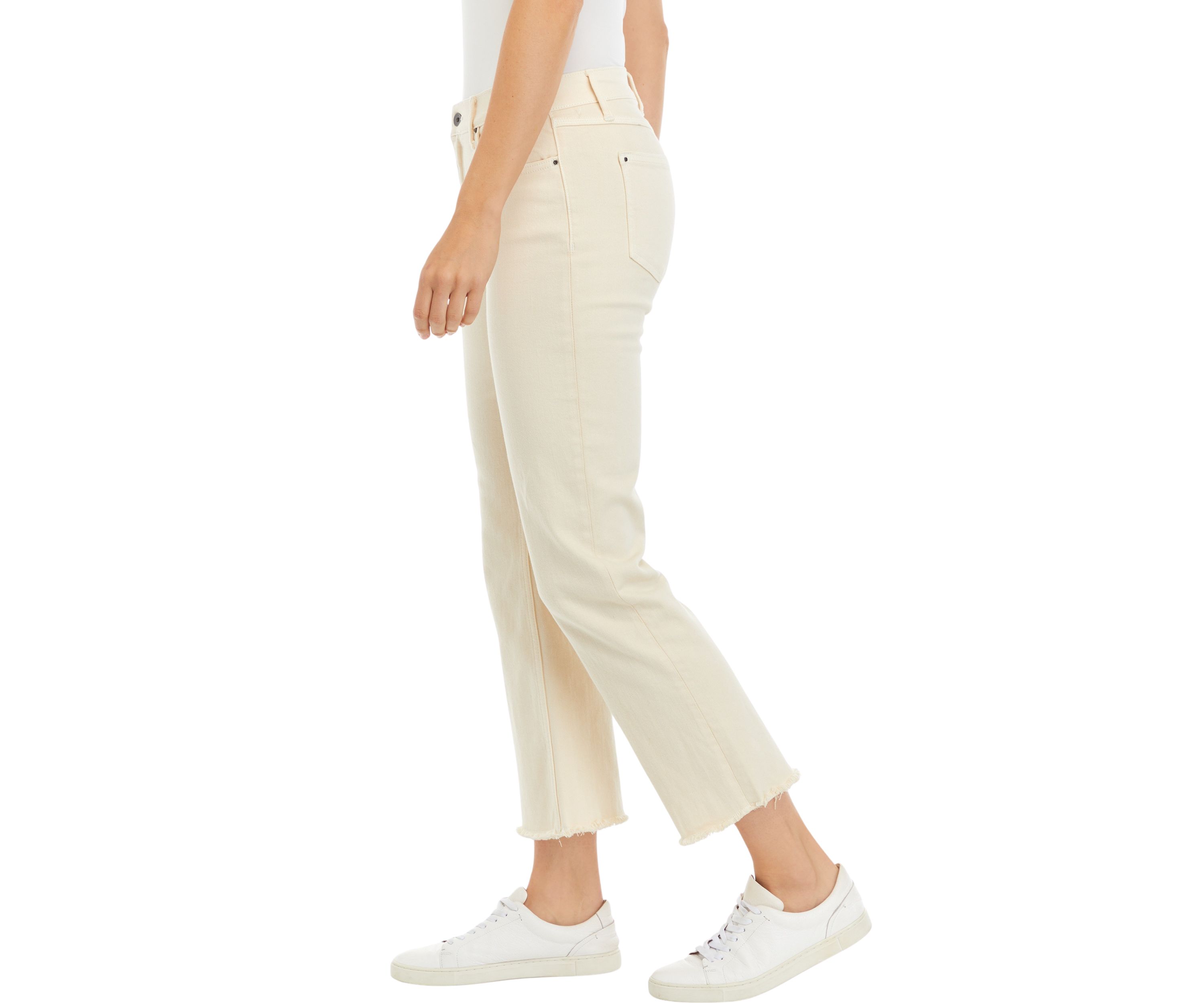 Womens Straight Leg High Rise Jeans