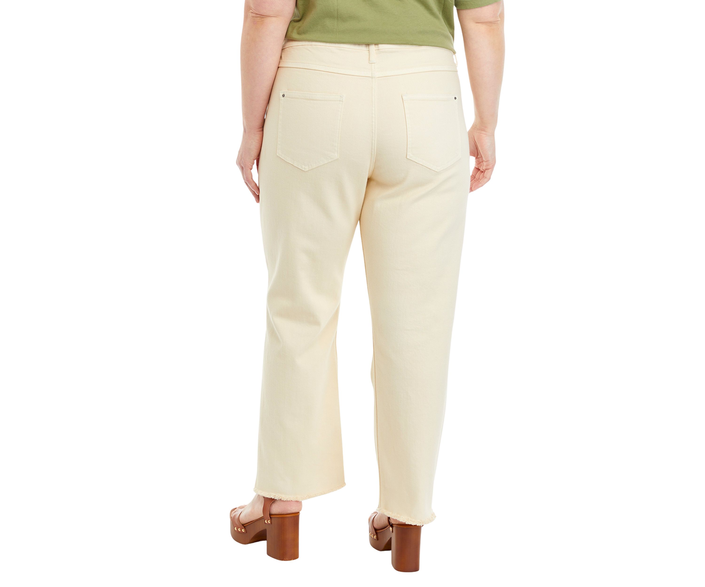 Plus Size Straight Leg High Rise Jeans