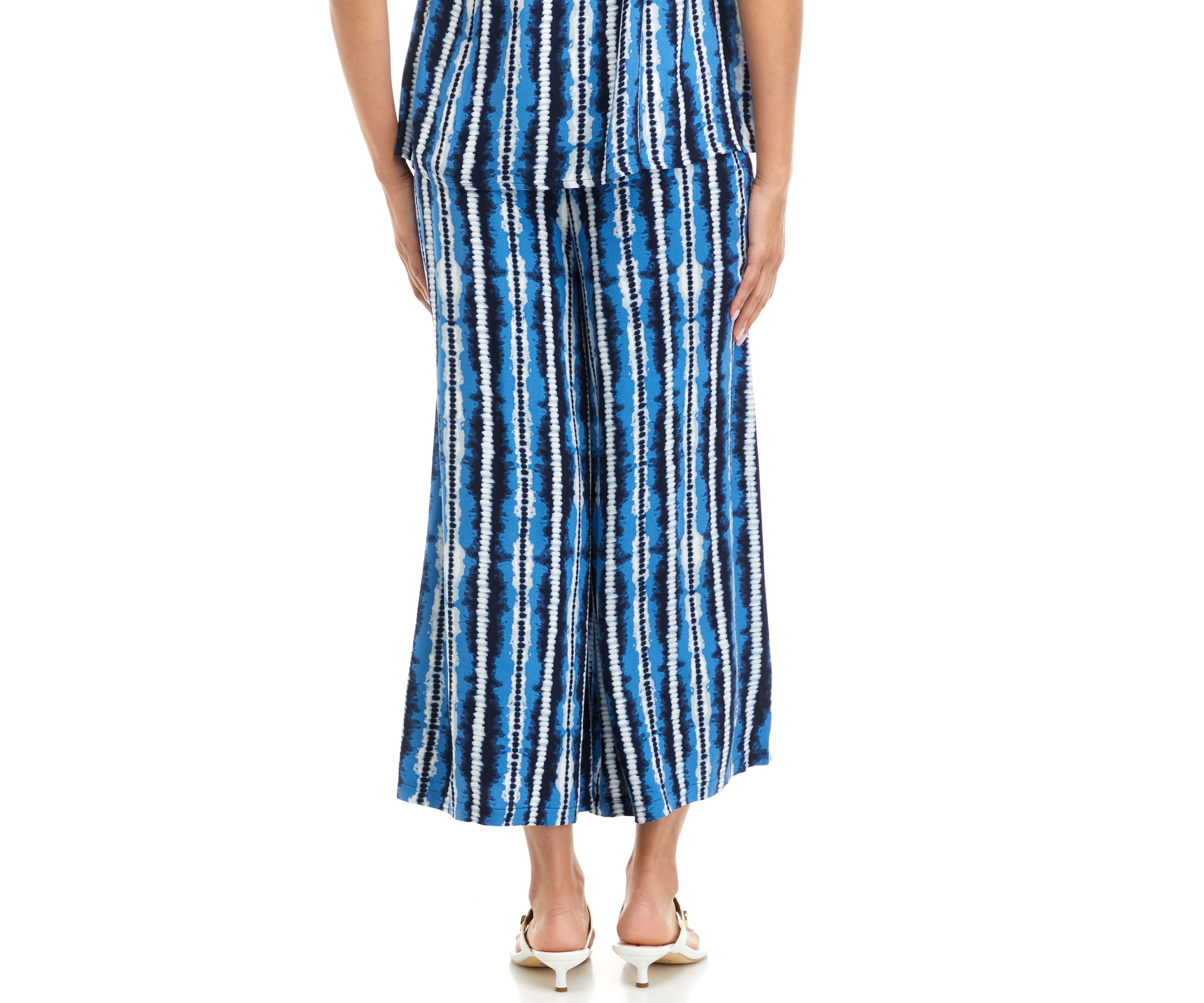 Womens Pull On  Pants Embroidery