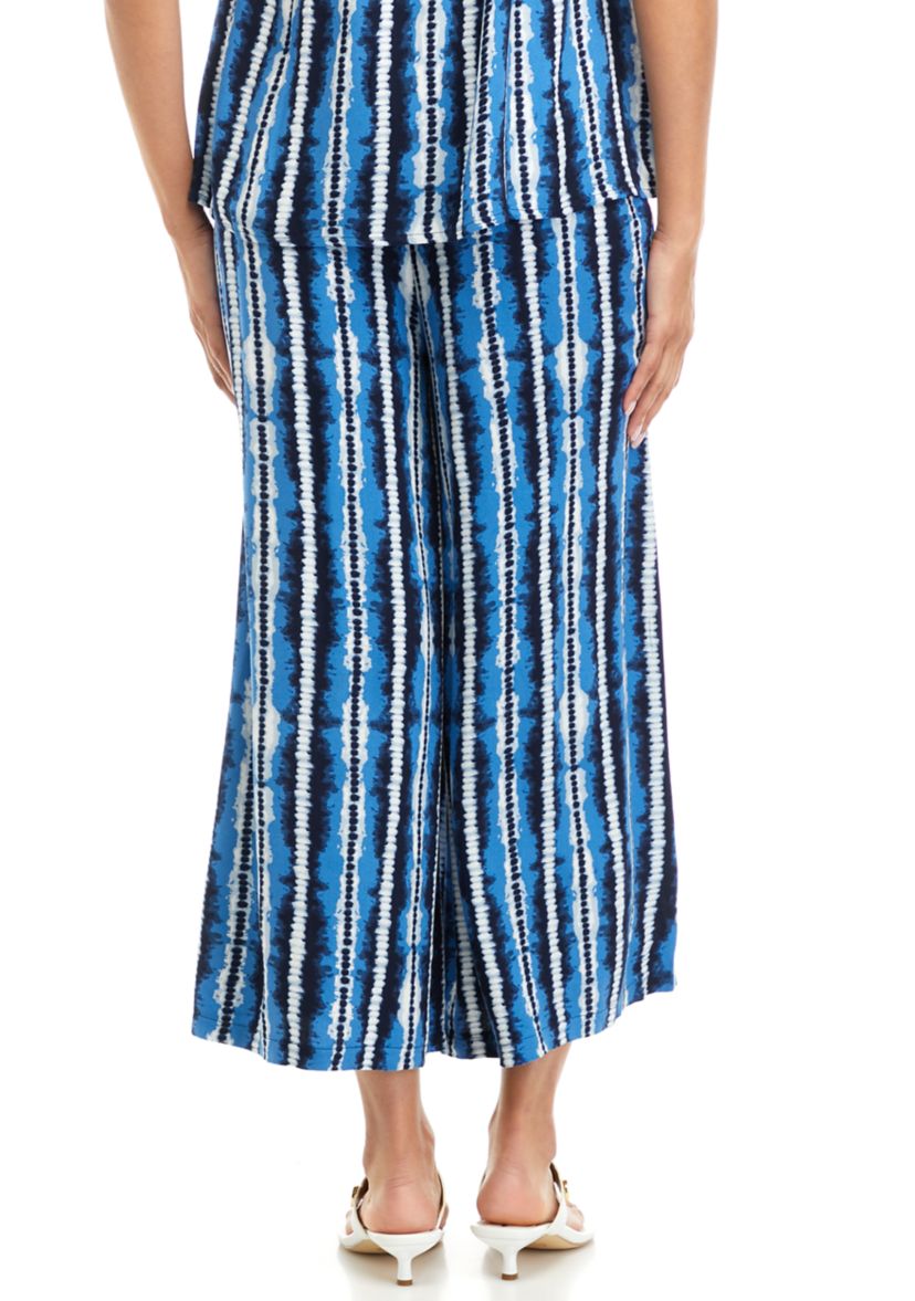 Womens Pull On  Pants Embroidery