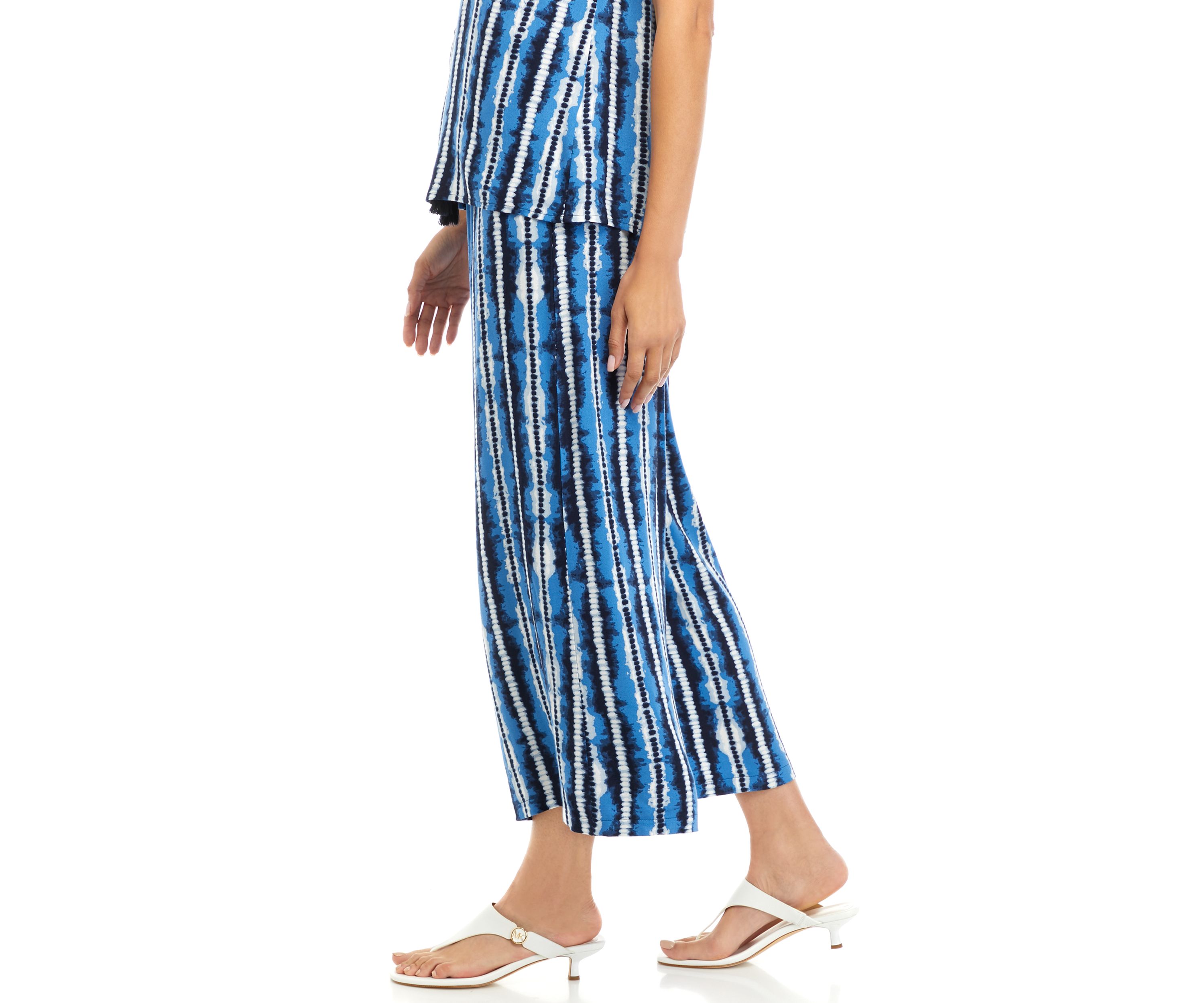 Womens Pull On  Pants Embroidery