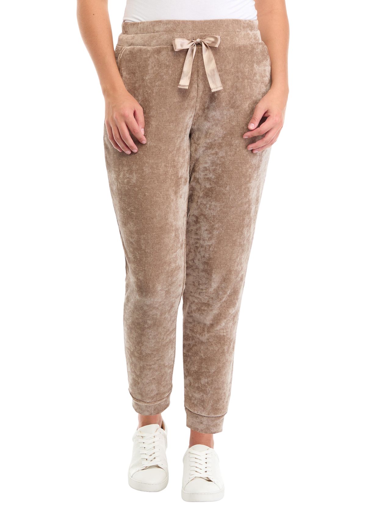 Womens Smocked Waistband Joggers
