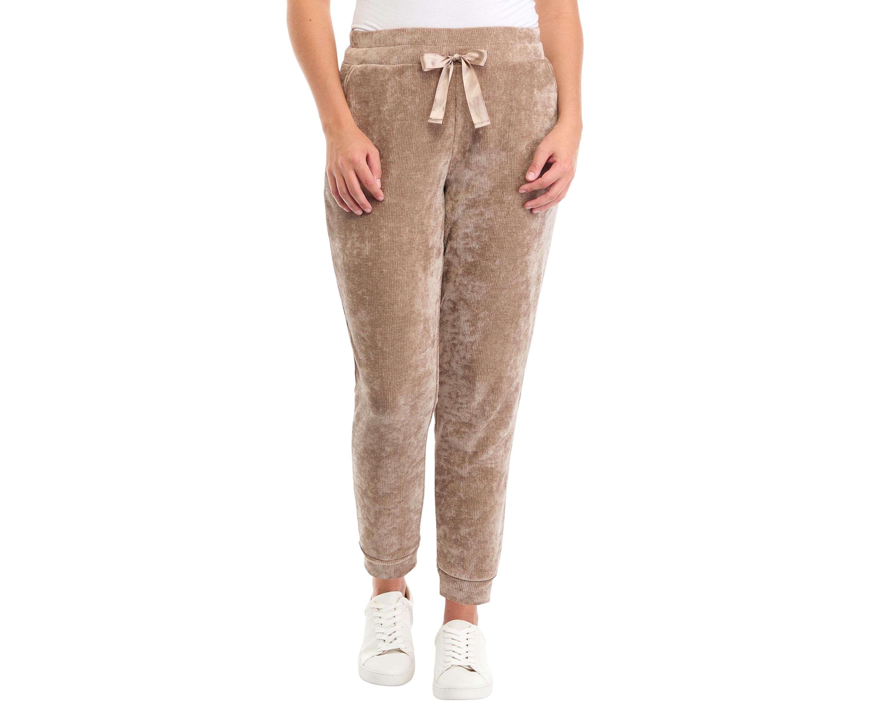 Womens Smocked Waistband Joggers