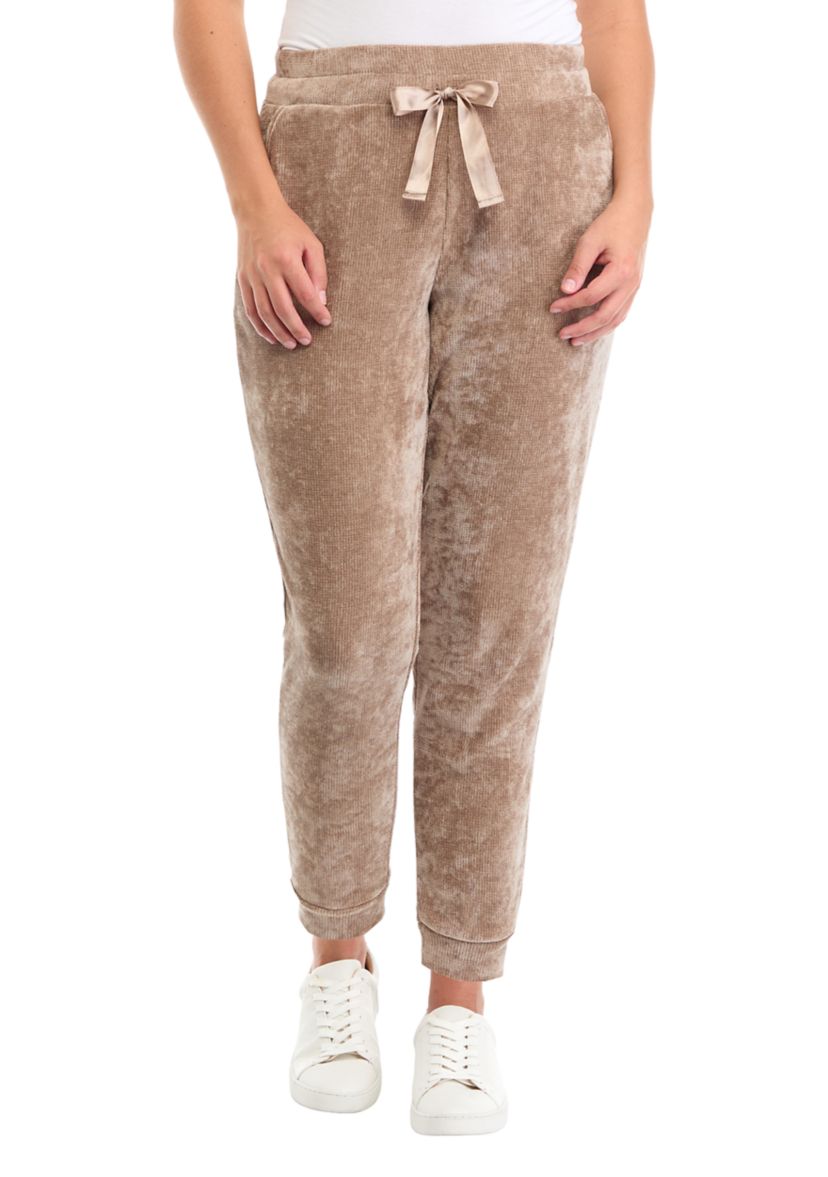 Womens Smocked Waistband Joggers