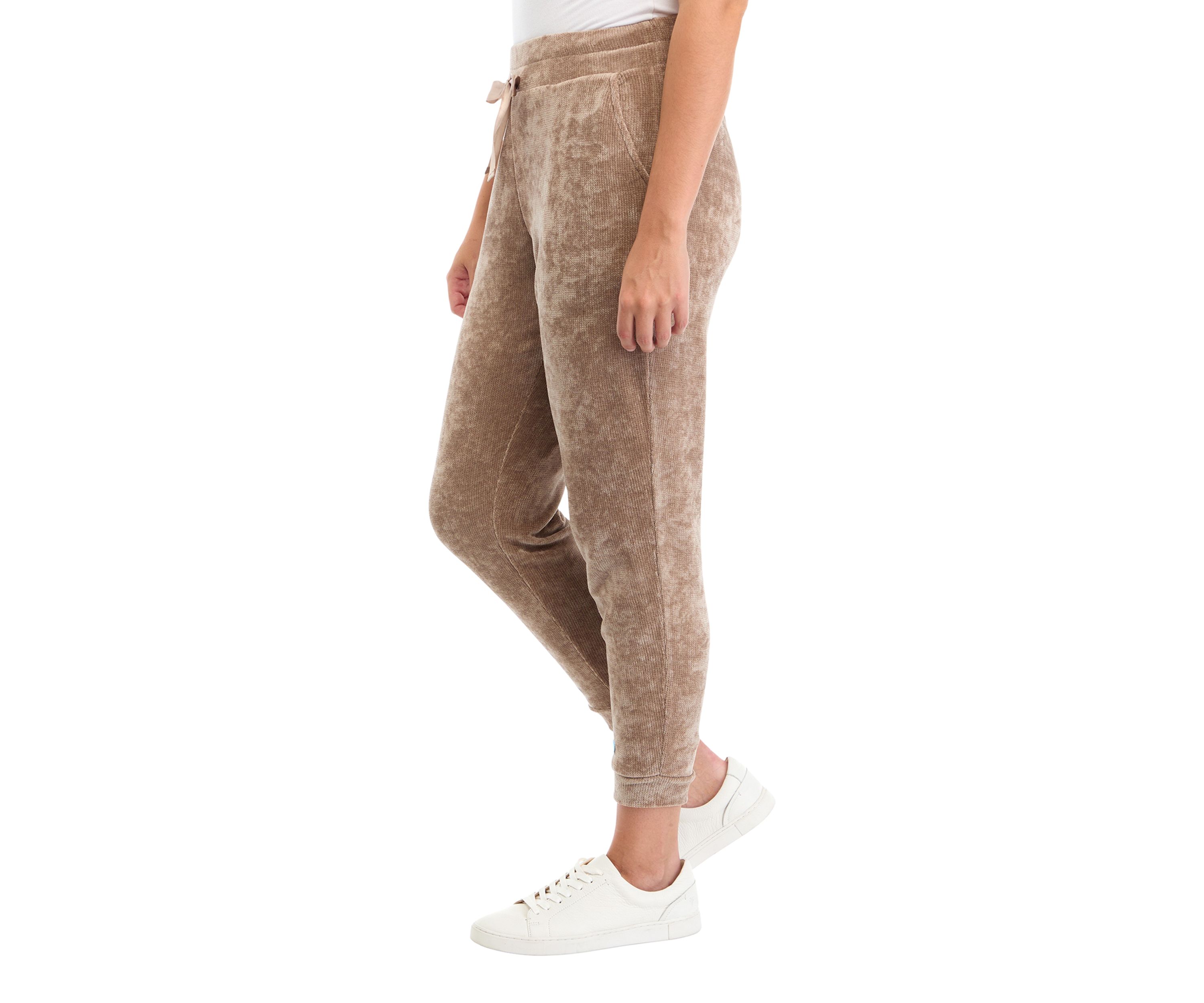 Womens Smocked Waistband Joggers