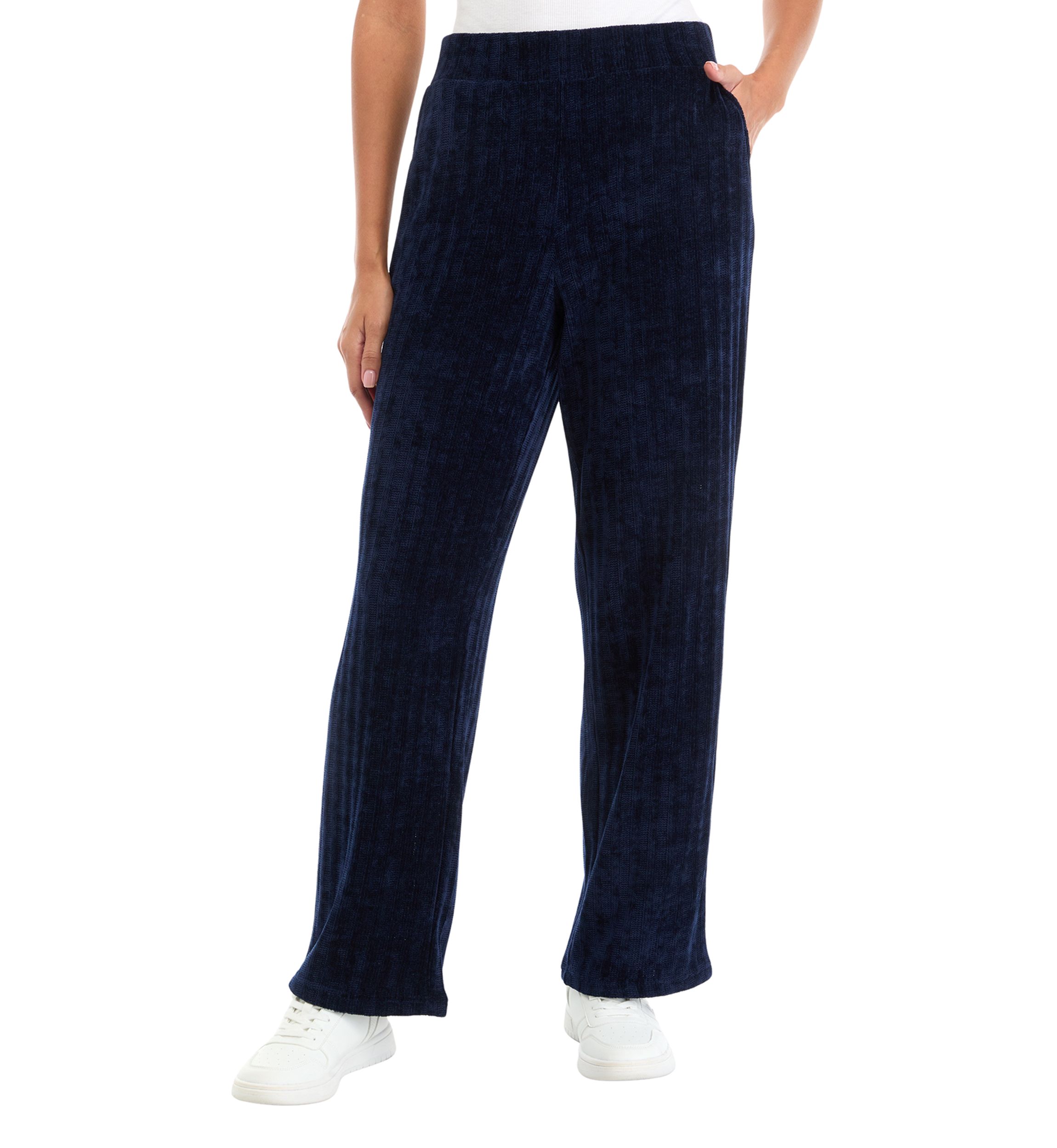 Womens Pull On Straight Leg Pants