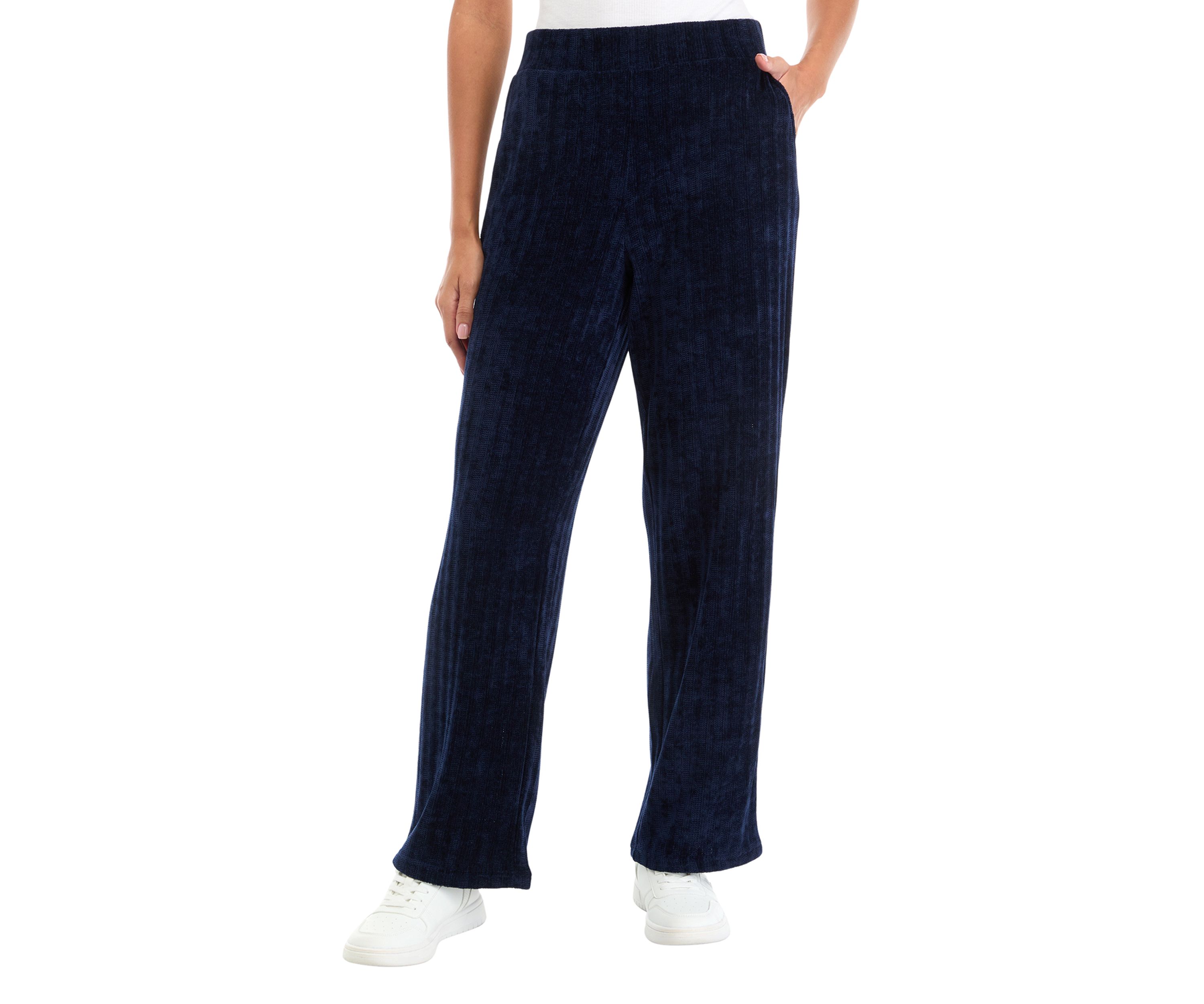 Womens Pull On Straight Leg Pants