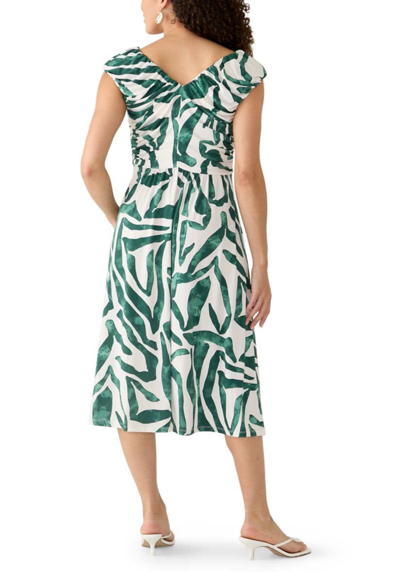 cupio green dress CUPIO Short Sleeve Green/black Dress Size Small New with tags