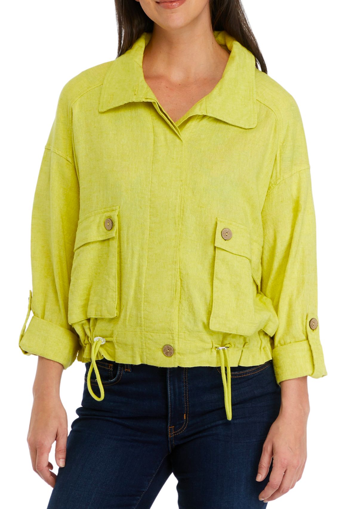 Utility Gathered Jacket 