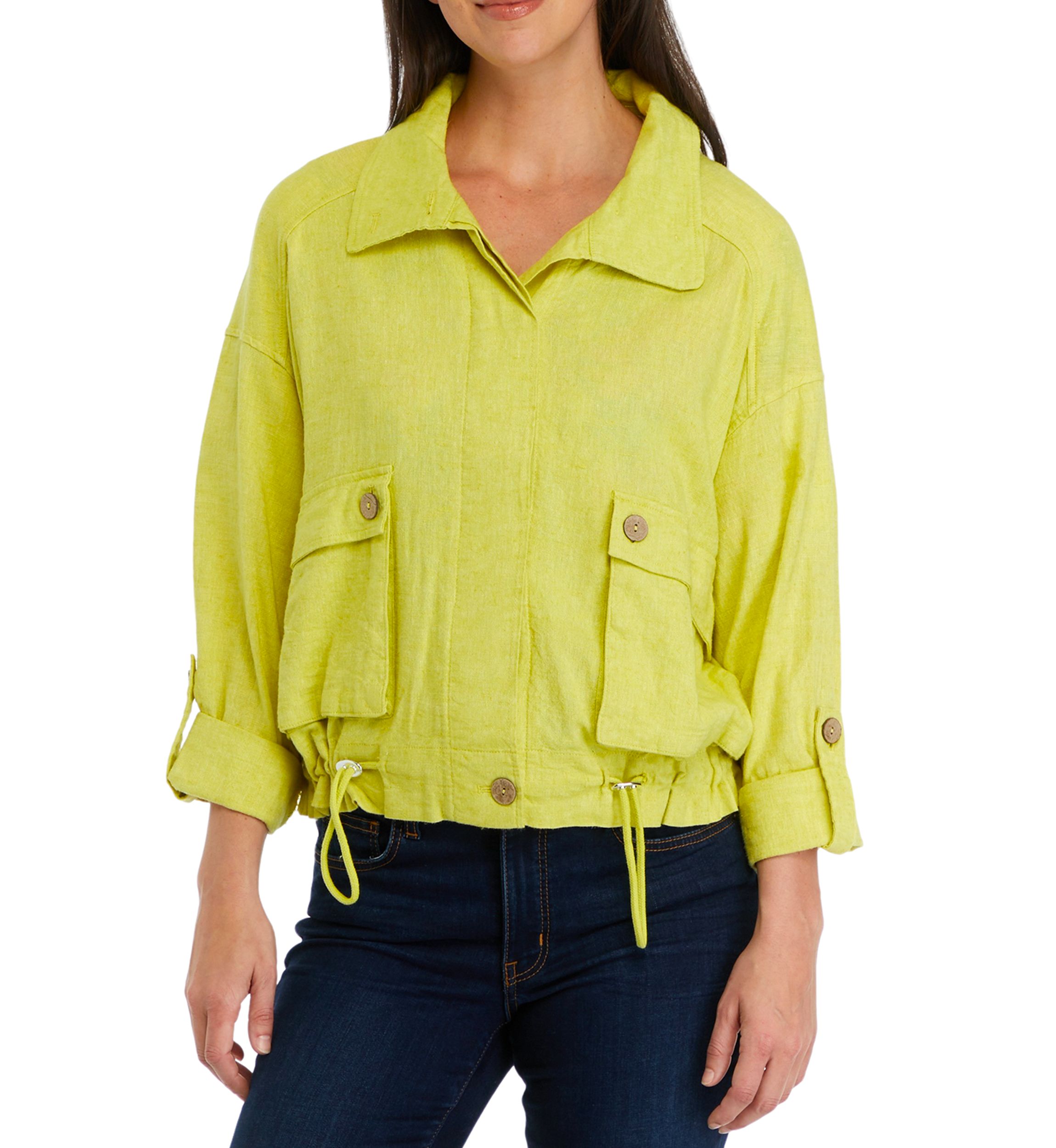 Utility Gathered Jacket 