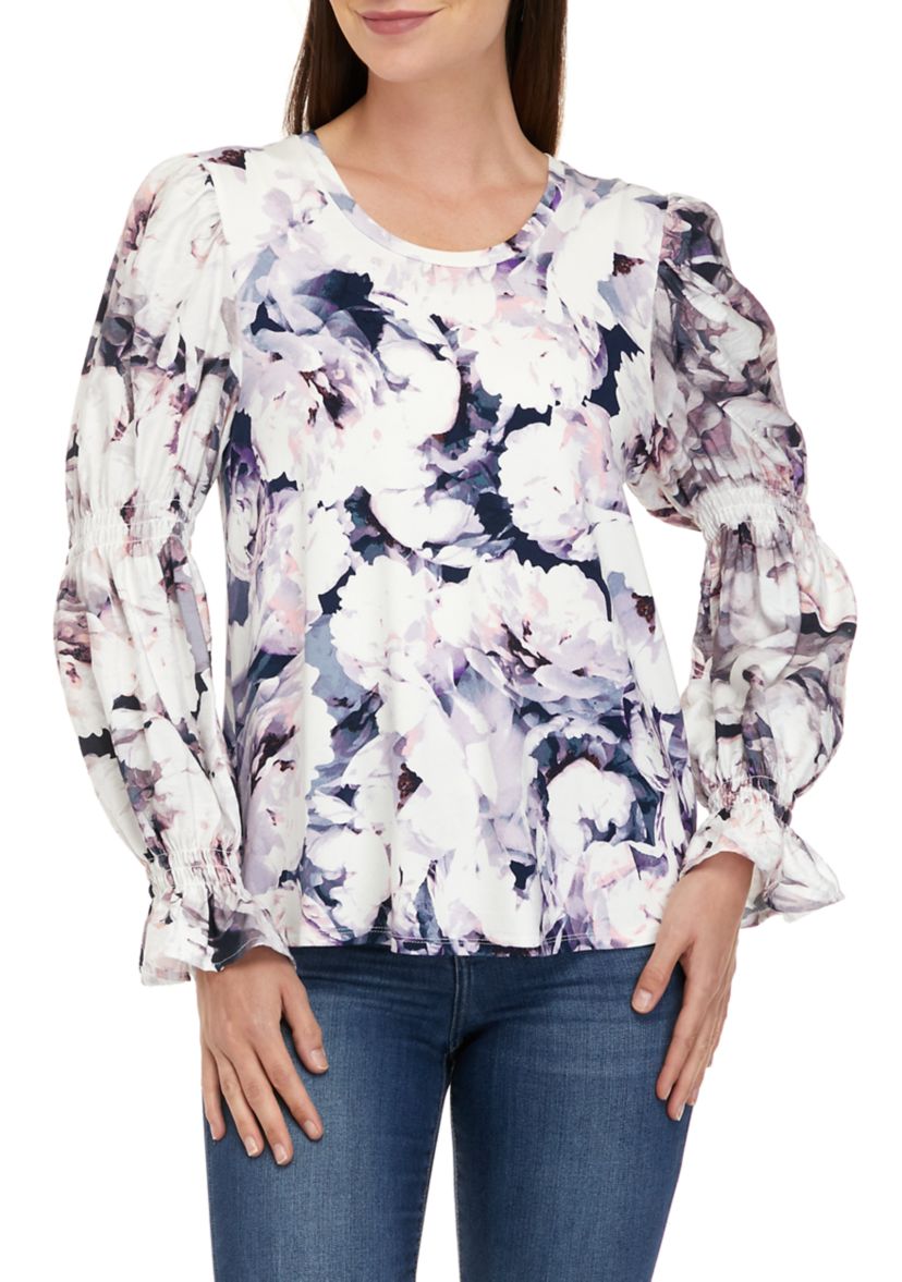 Womens Long Sleeve Knit Top