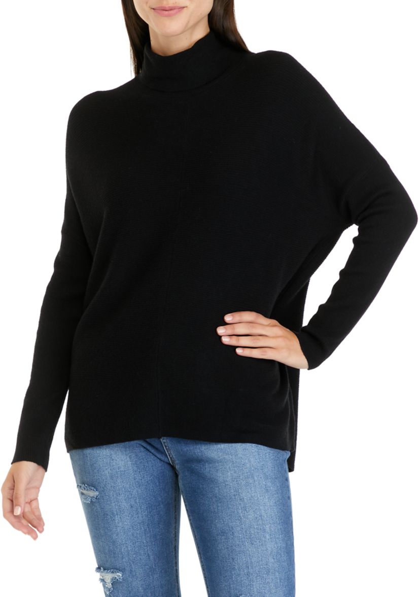 Womens Mock Neck Pullover Sweater