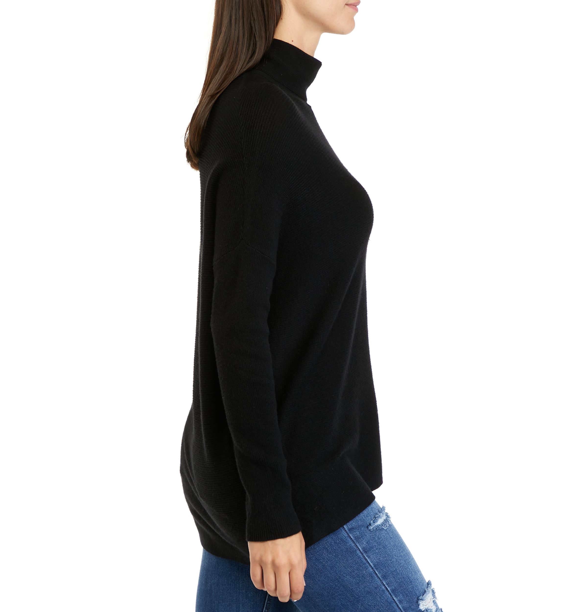 Womens Mock Neck Pullover Sweater