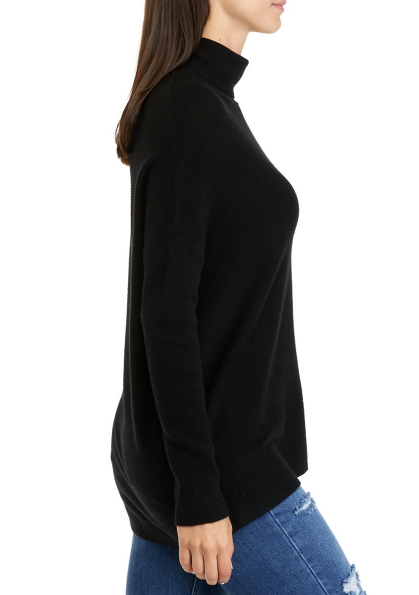 Womens Mock Neck Pullover Sweater