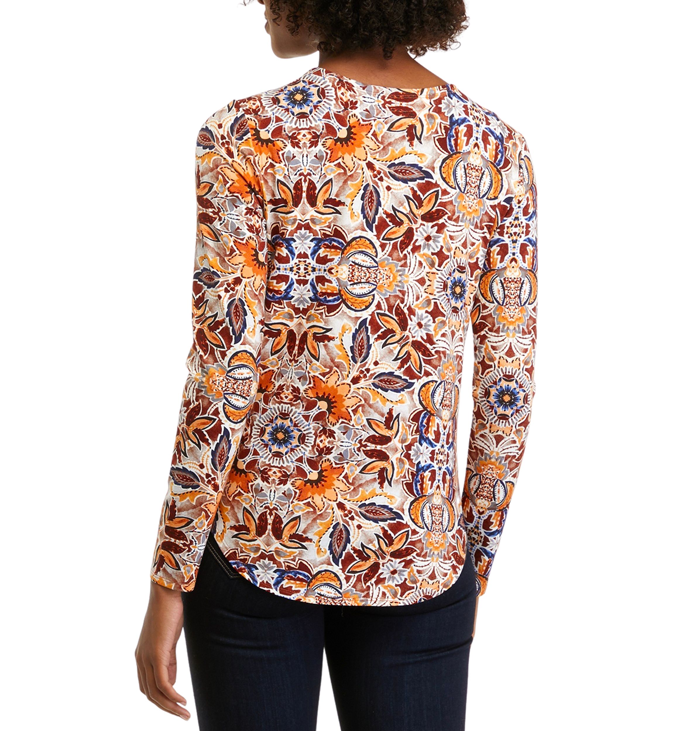 Womens Long Sleeve Printed T-Shirt 