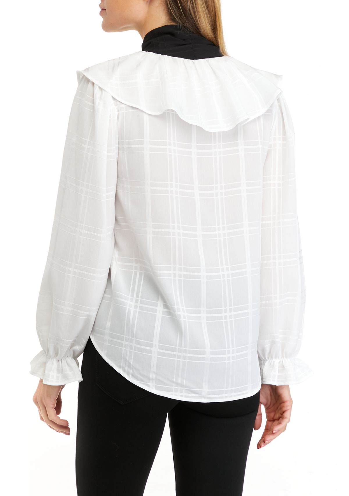 Womens Blouson Bow Blouse