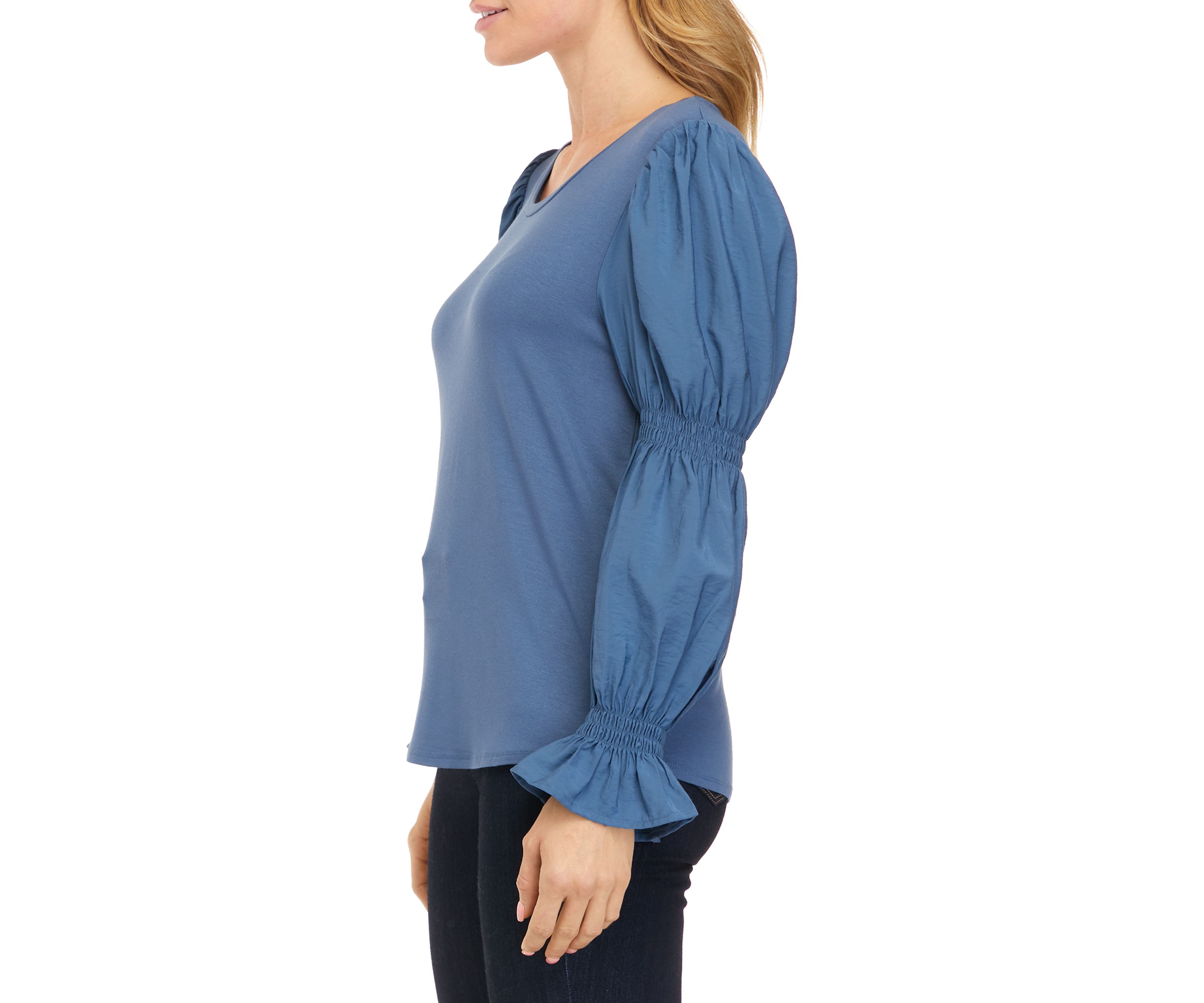 Womens Long Sleeve Knit Top 