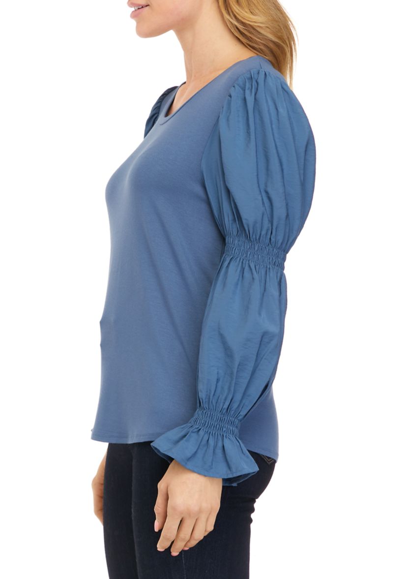 Womens Long Sleeve Knit Top 