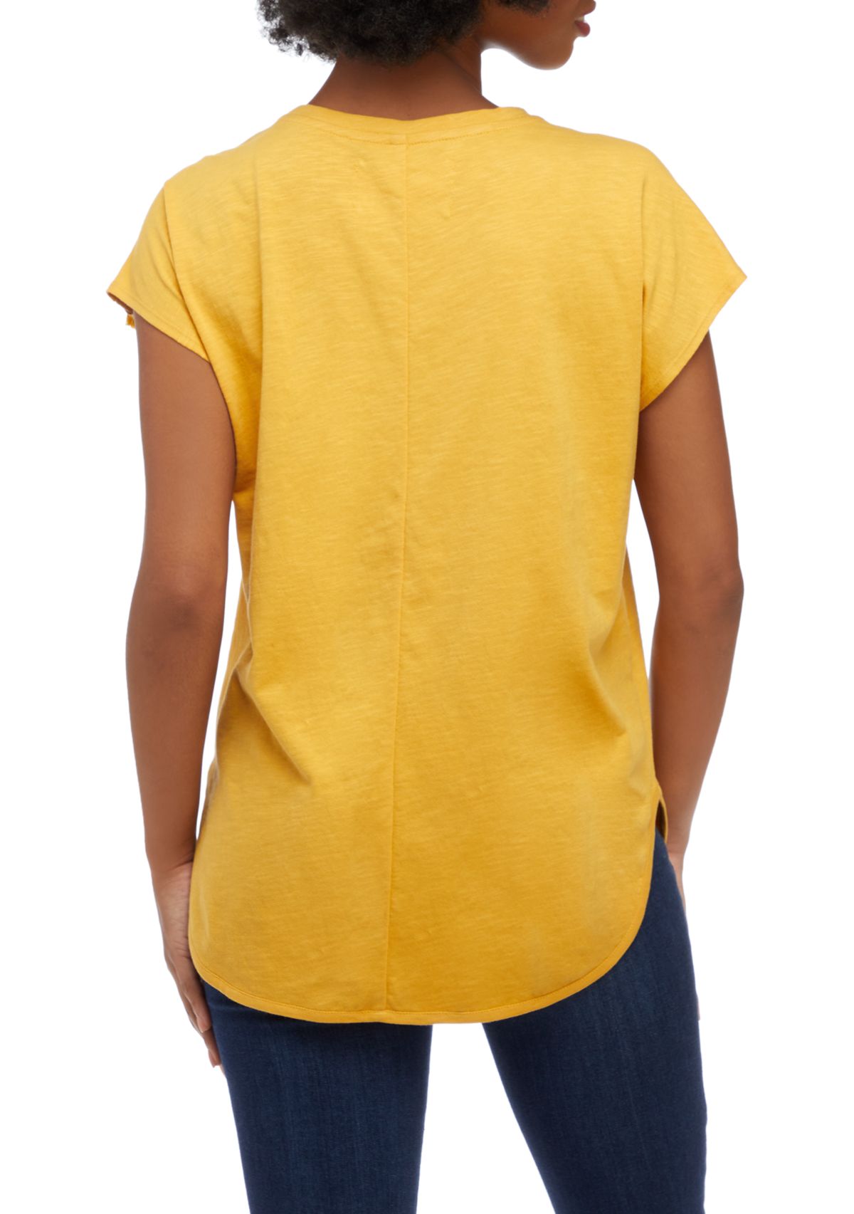 Womens Beaded Trim Top