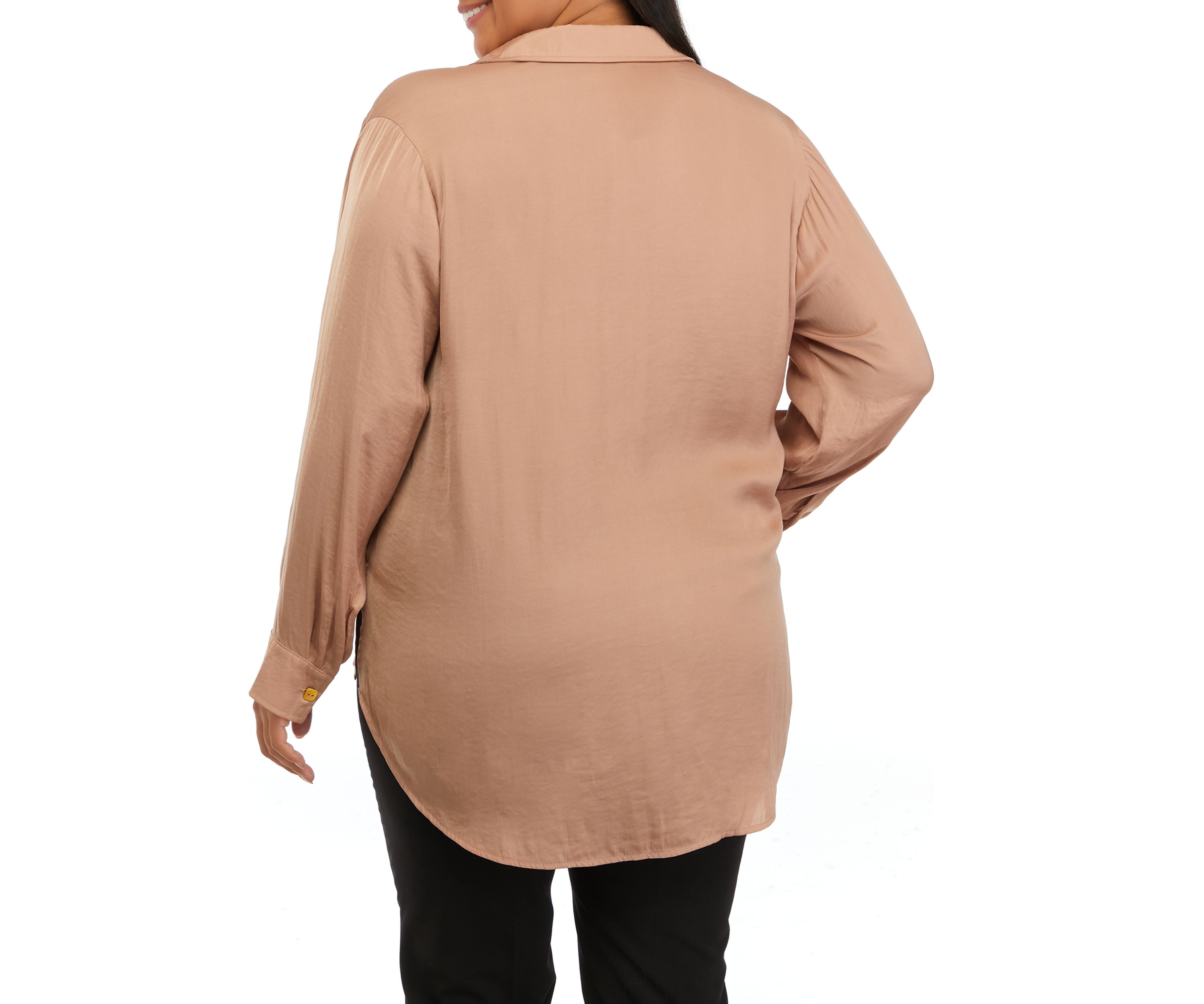 Plus Size High Low Tunic Shirt 