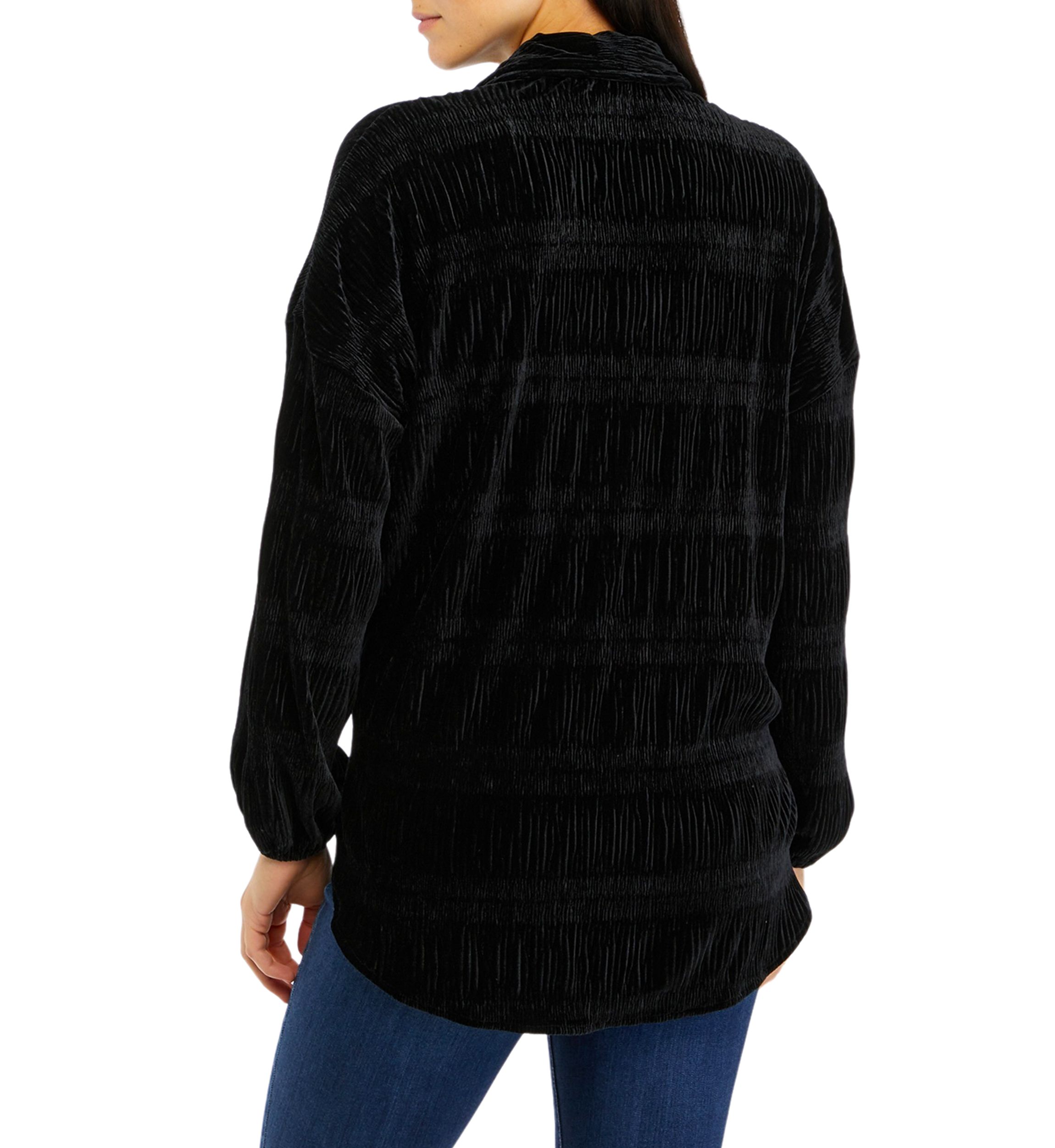 Womens Collar Button Front Shirt