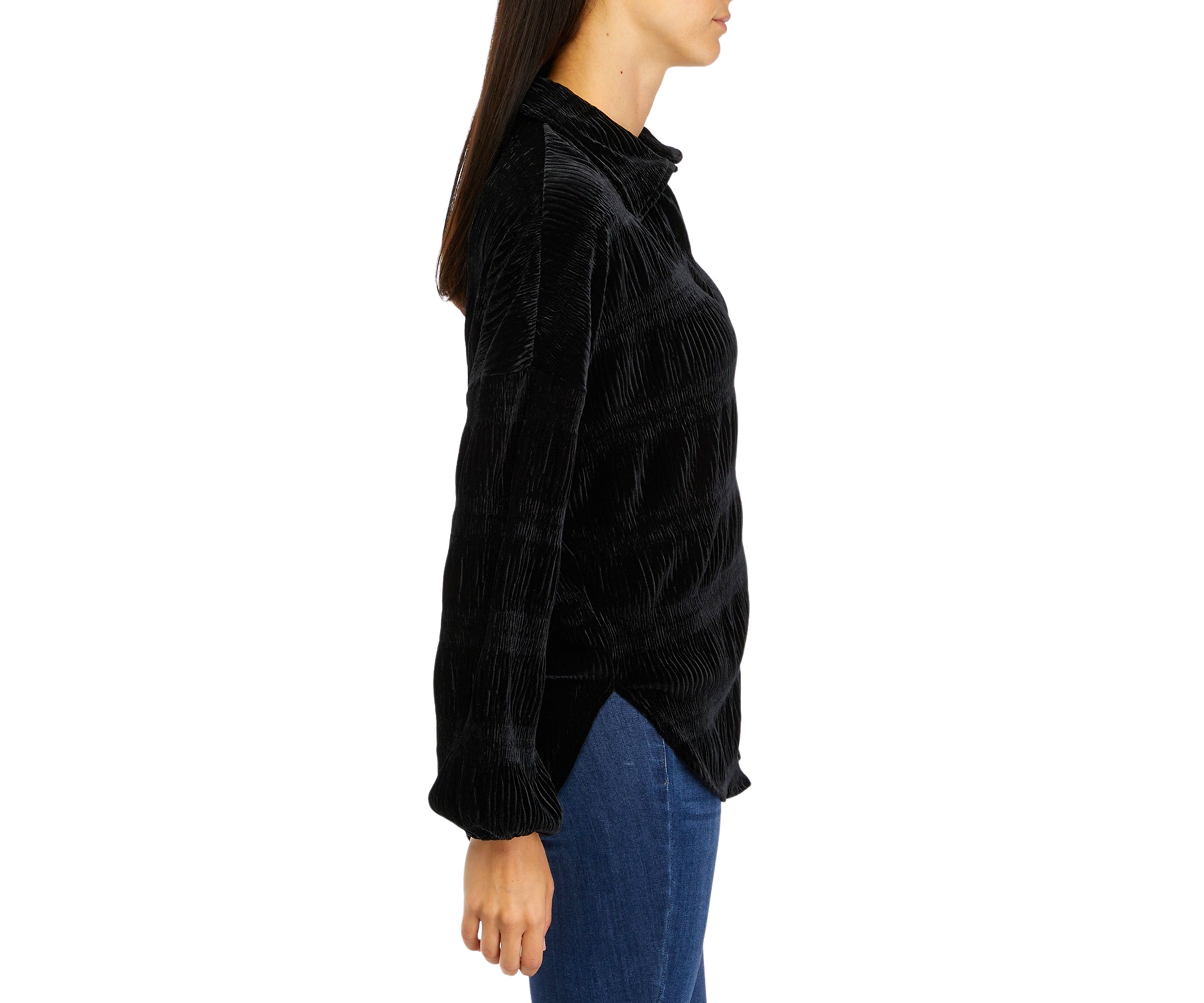 Womens Collar Button Front Shirt