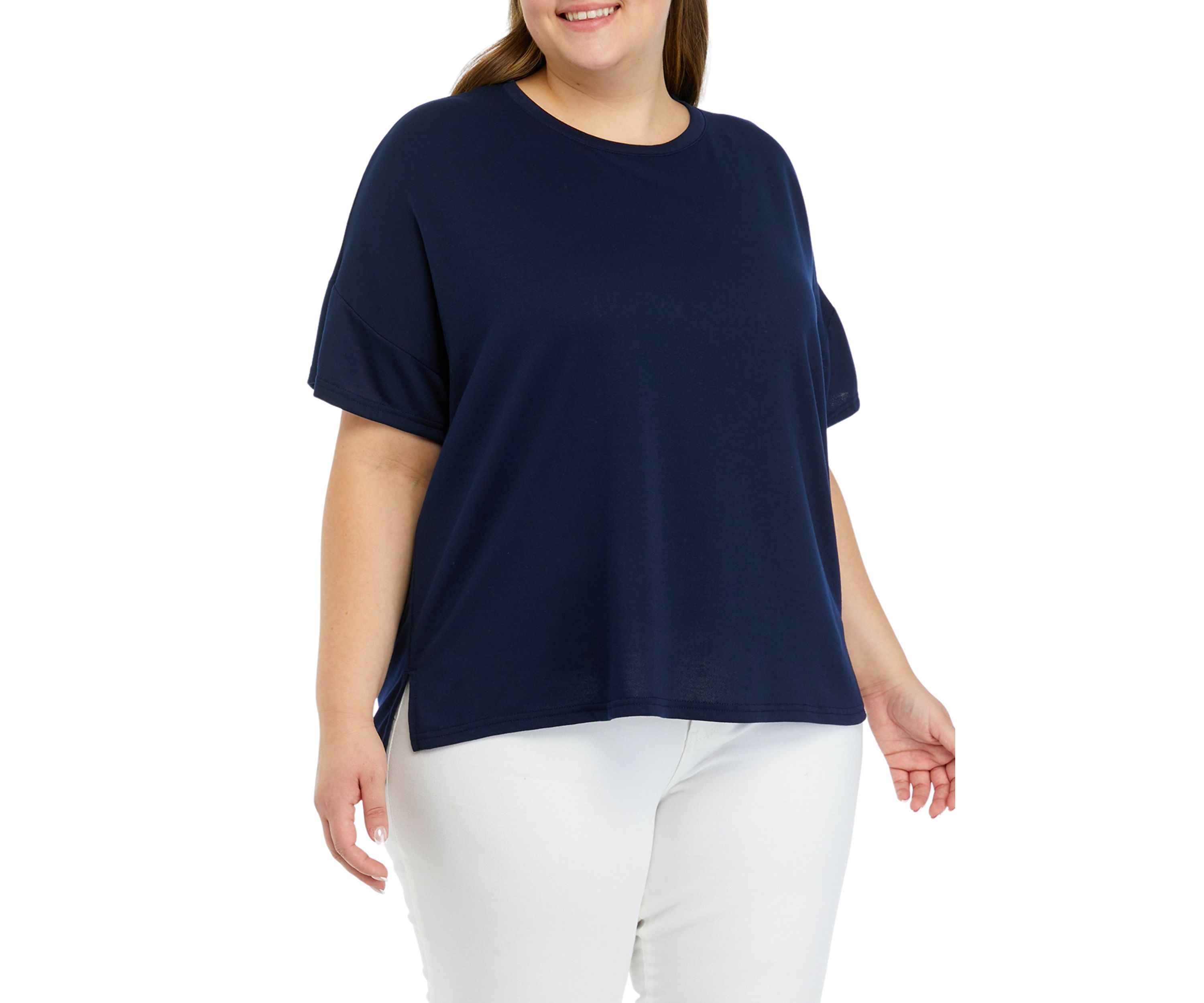 Plus Size Solid T-Shirt