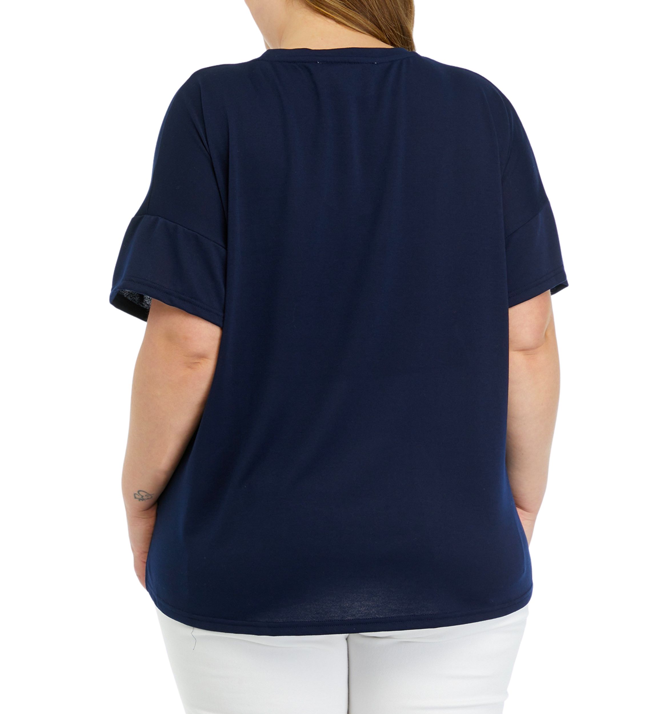 Plus Size Solid T-Shirt