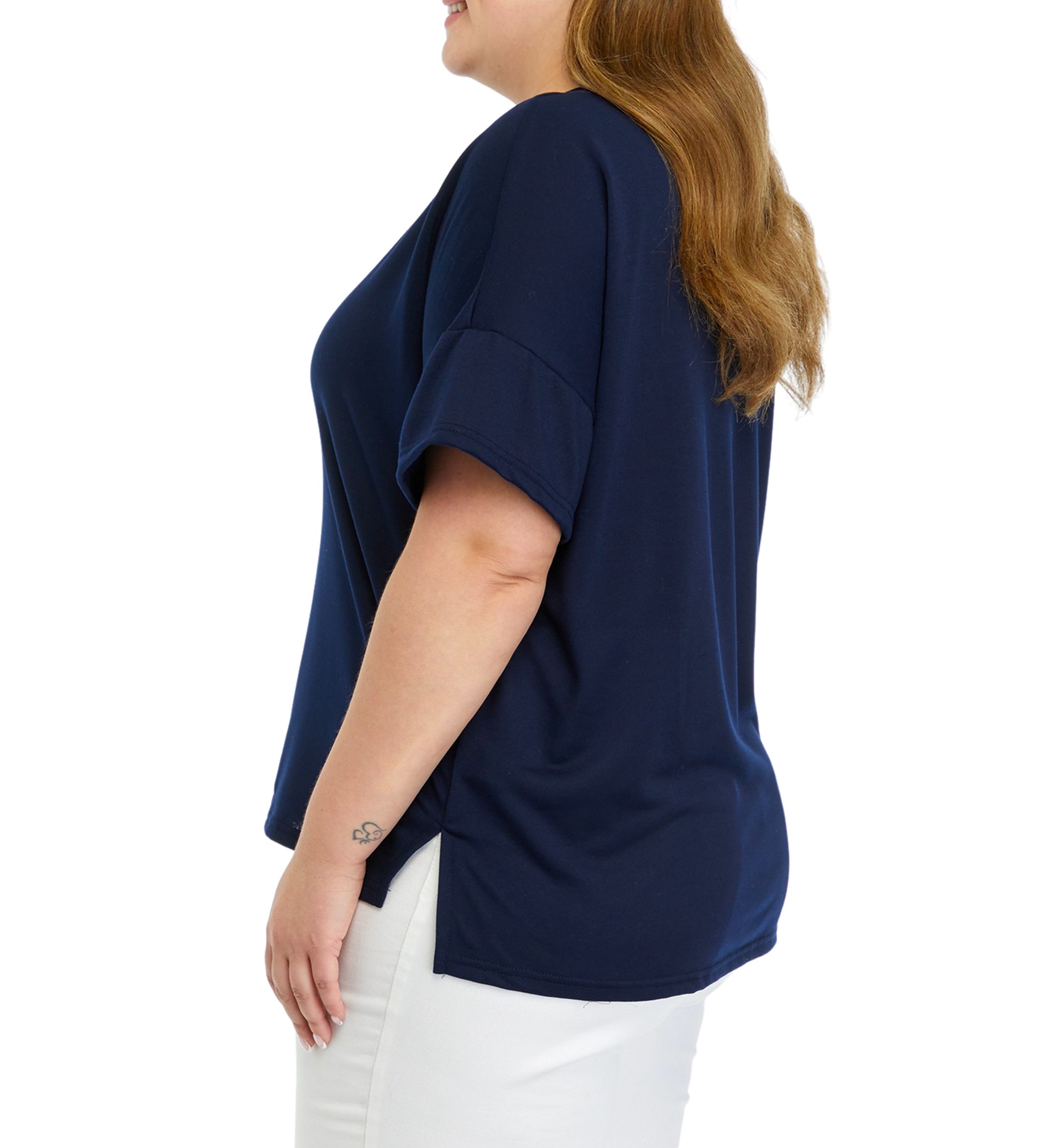 Plus Size Solid T-Shirt