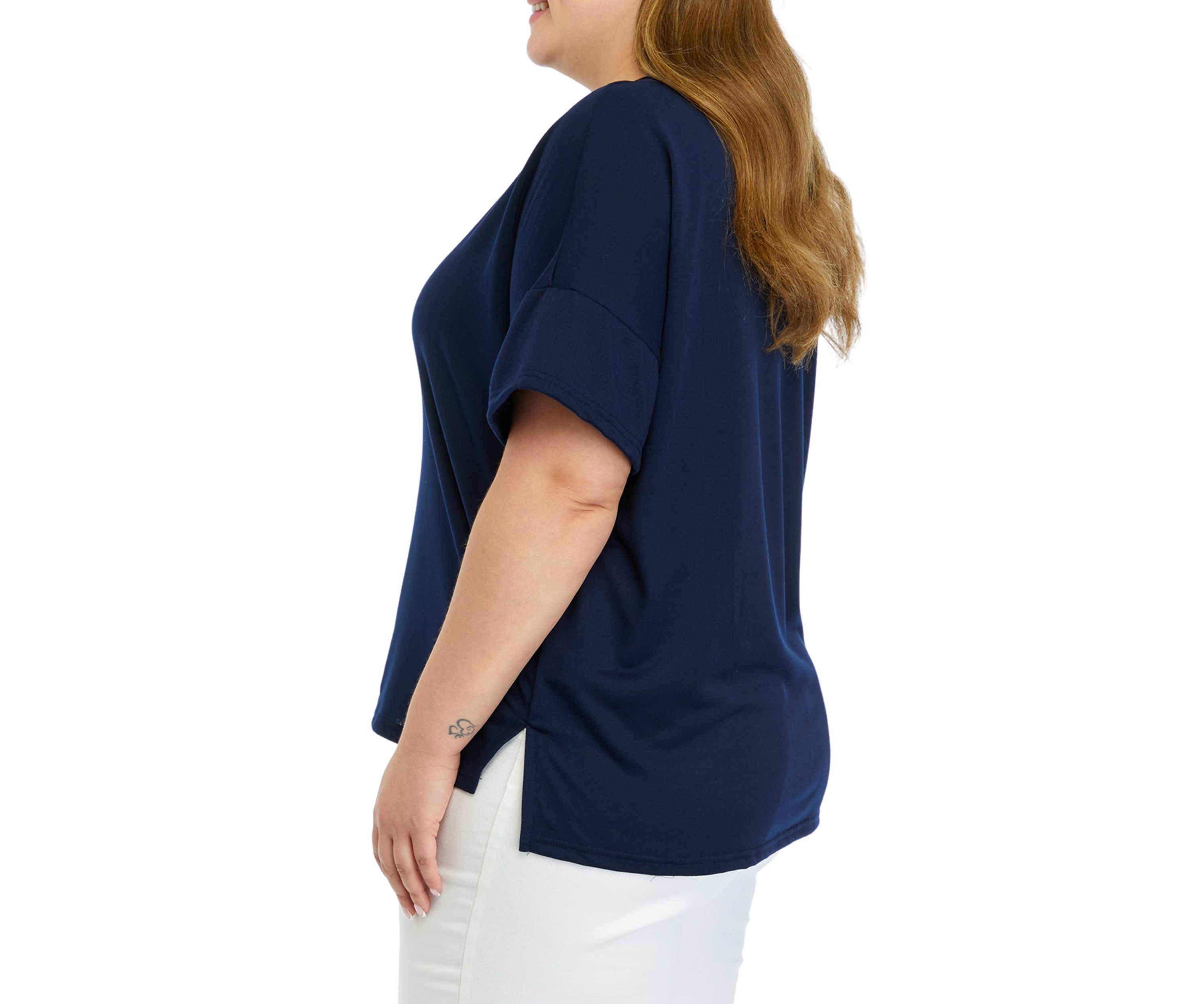 Plus Size Solid T-Shirt