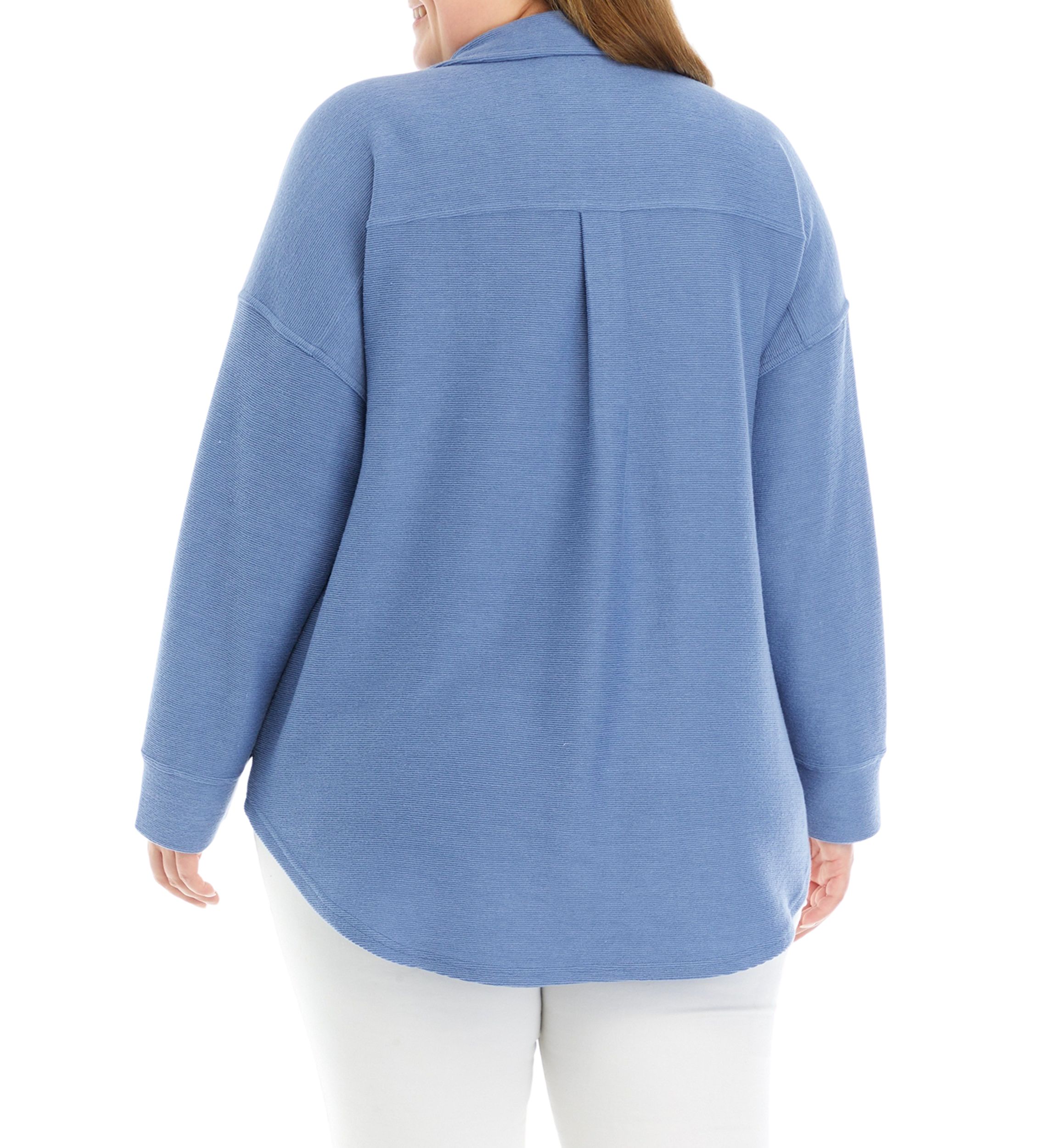 Plus Size Nikki Knit Button Down Top