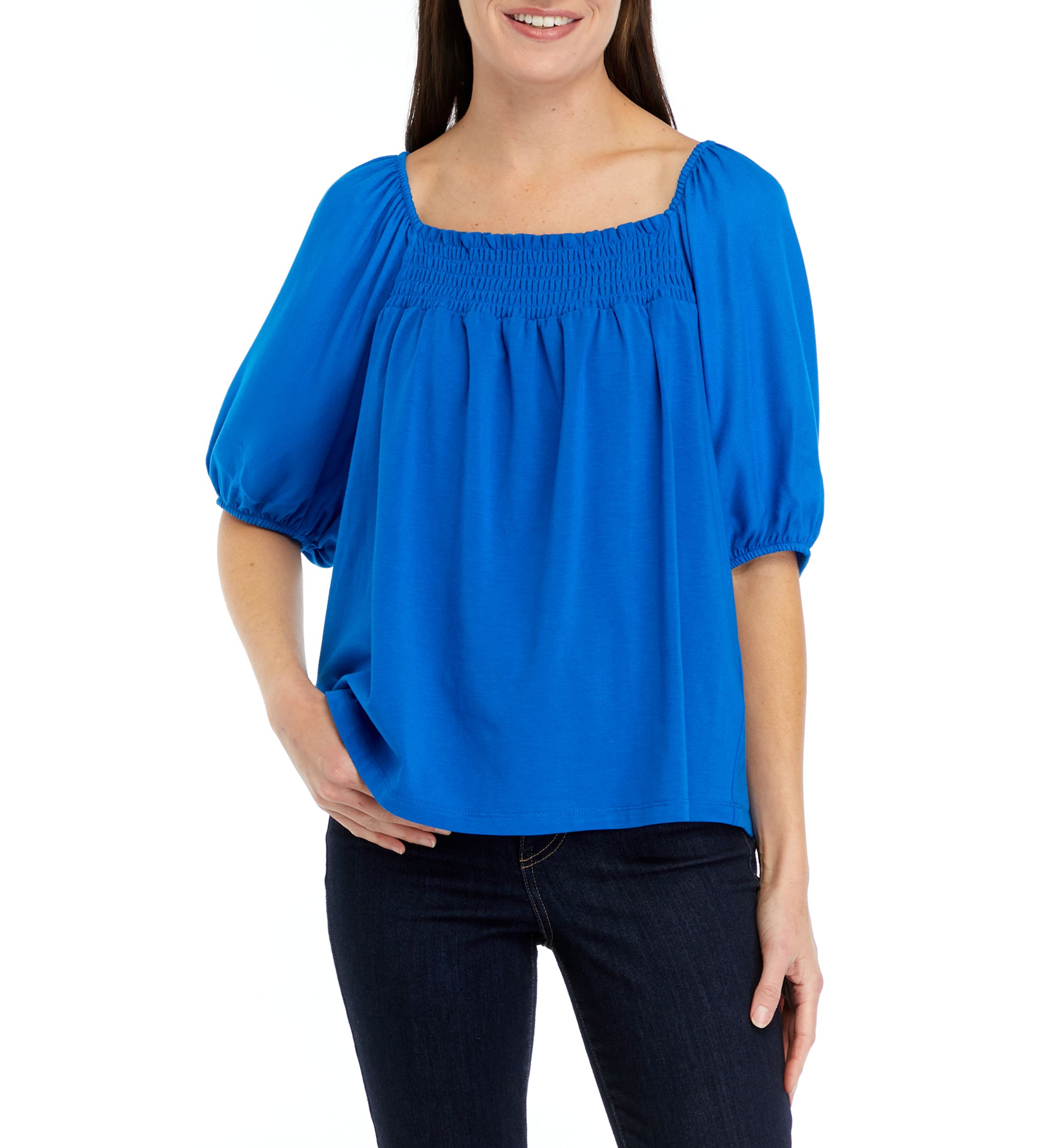 Womens Puff Sleeve Top