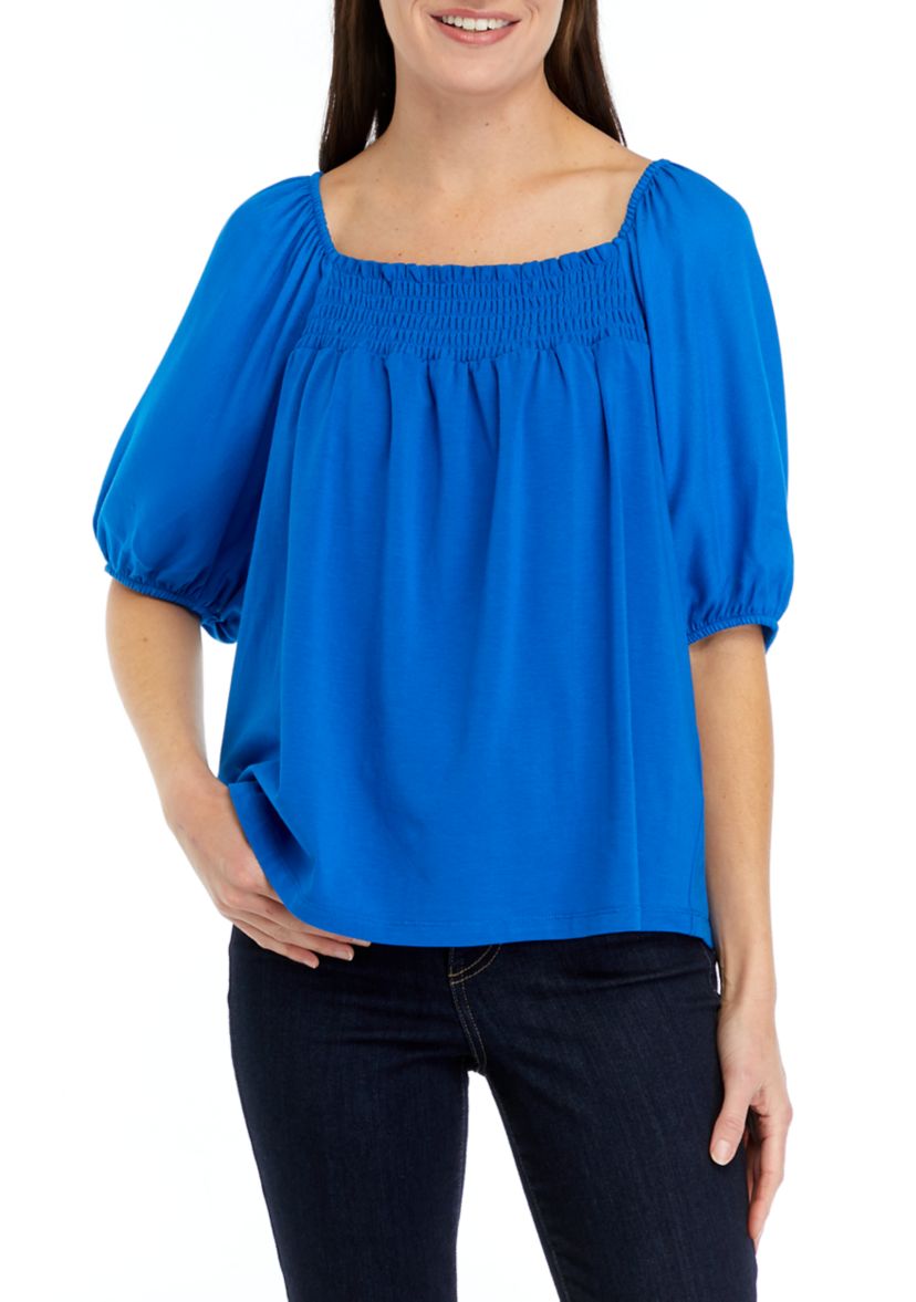Womens Puff Sleeve Top