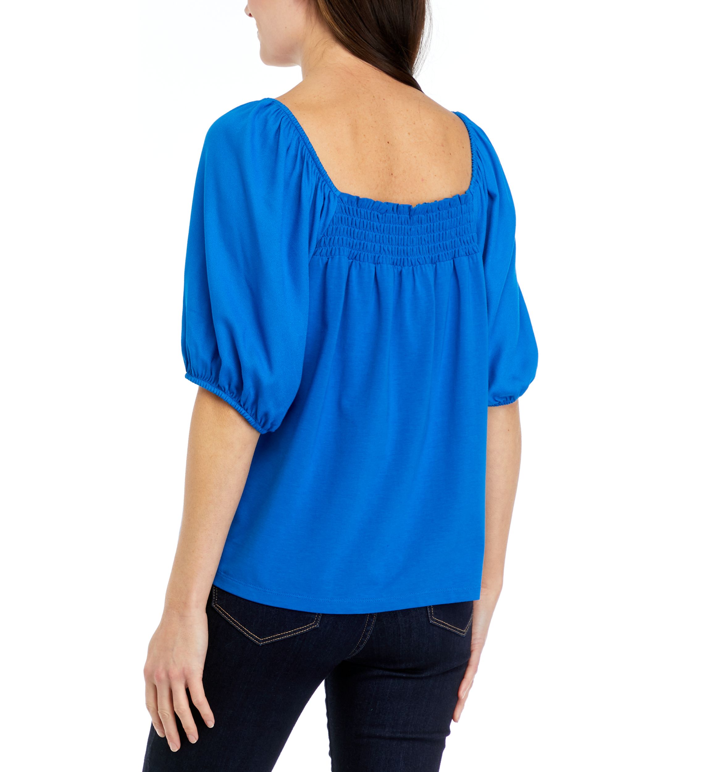 Womens Puff Sleeve Top