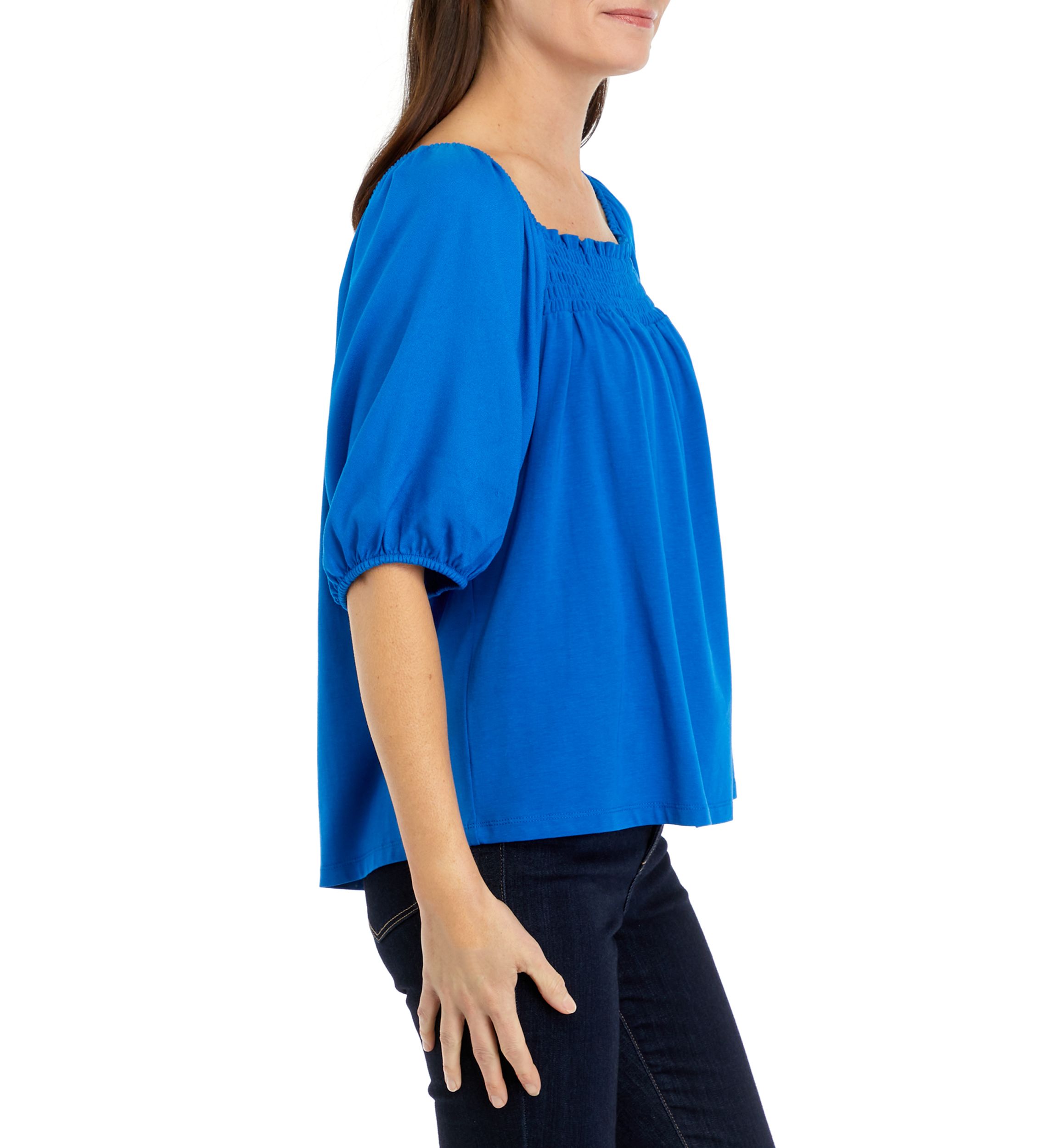 Womens Puff Sleeve Top