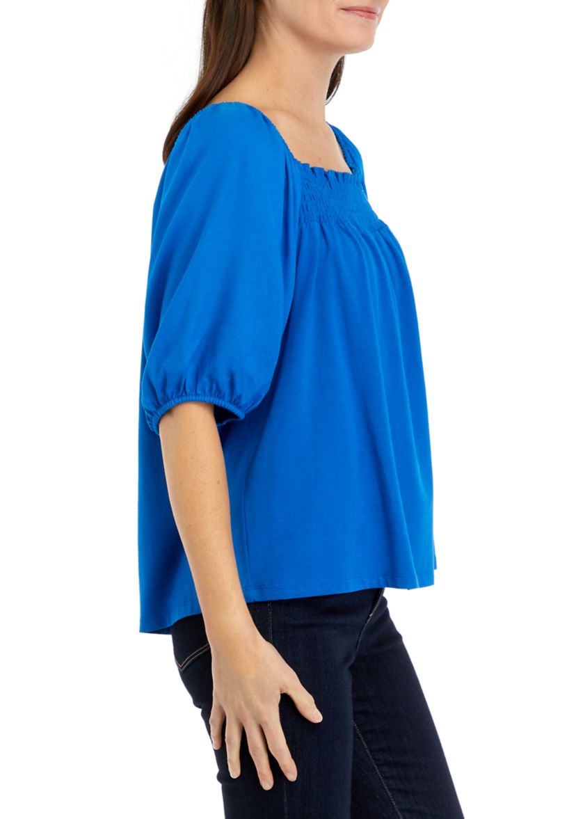 Womens Puff Sleeve Top