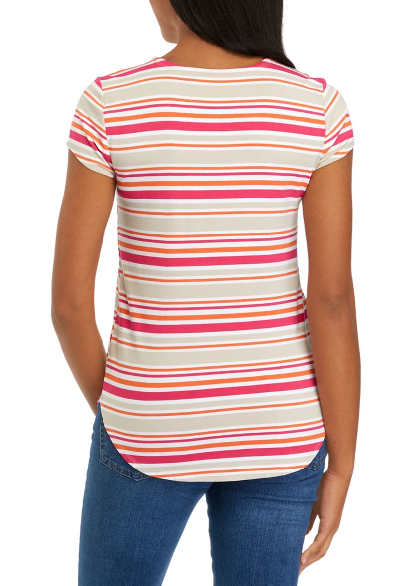 Womens Short Sleeve Julianna Crepe T-Shirt
