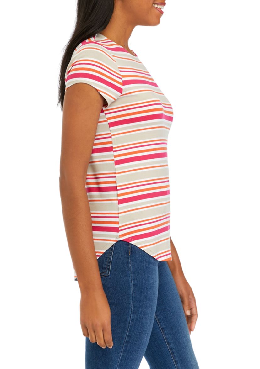Womens Short Sleeve Julianna Crepe T-Shirt
