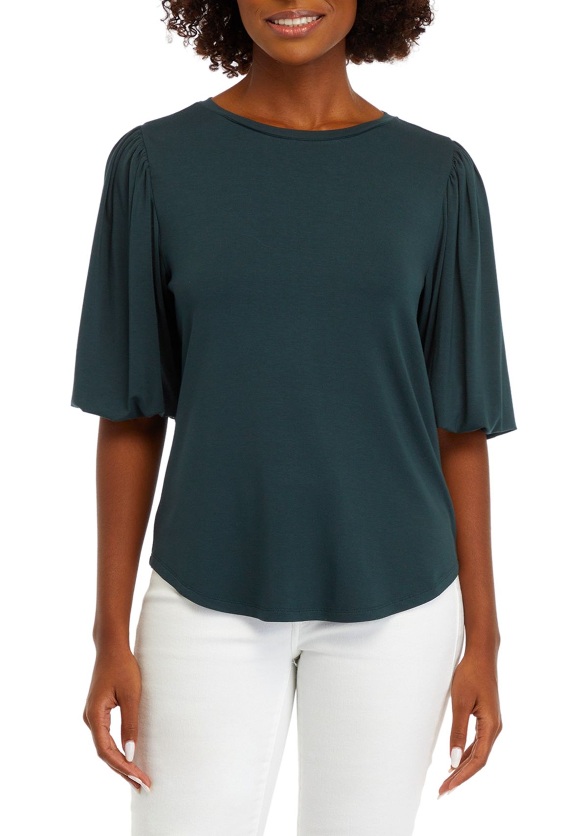 Womens Blouson Sleeve Julianna Top 