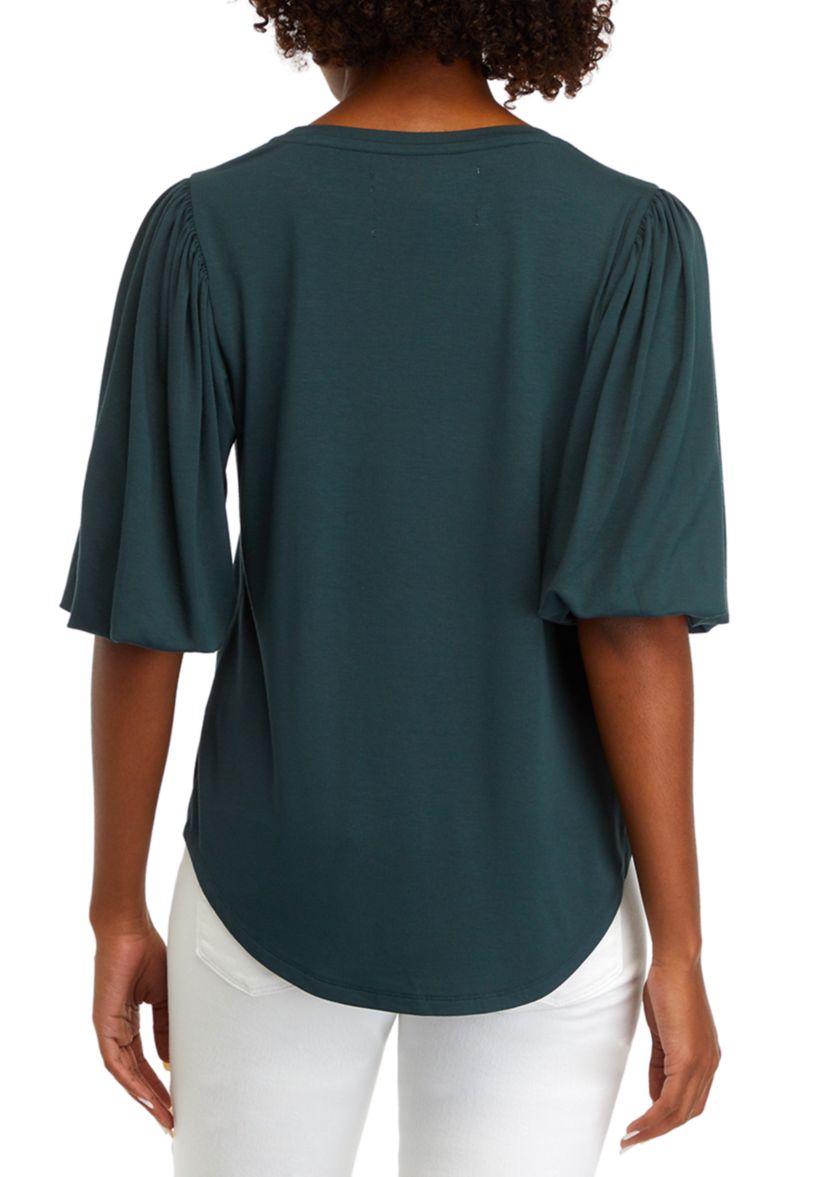 Womens Blouson Sleeve Julianna Top 