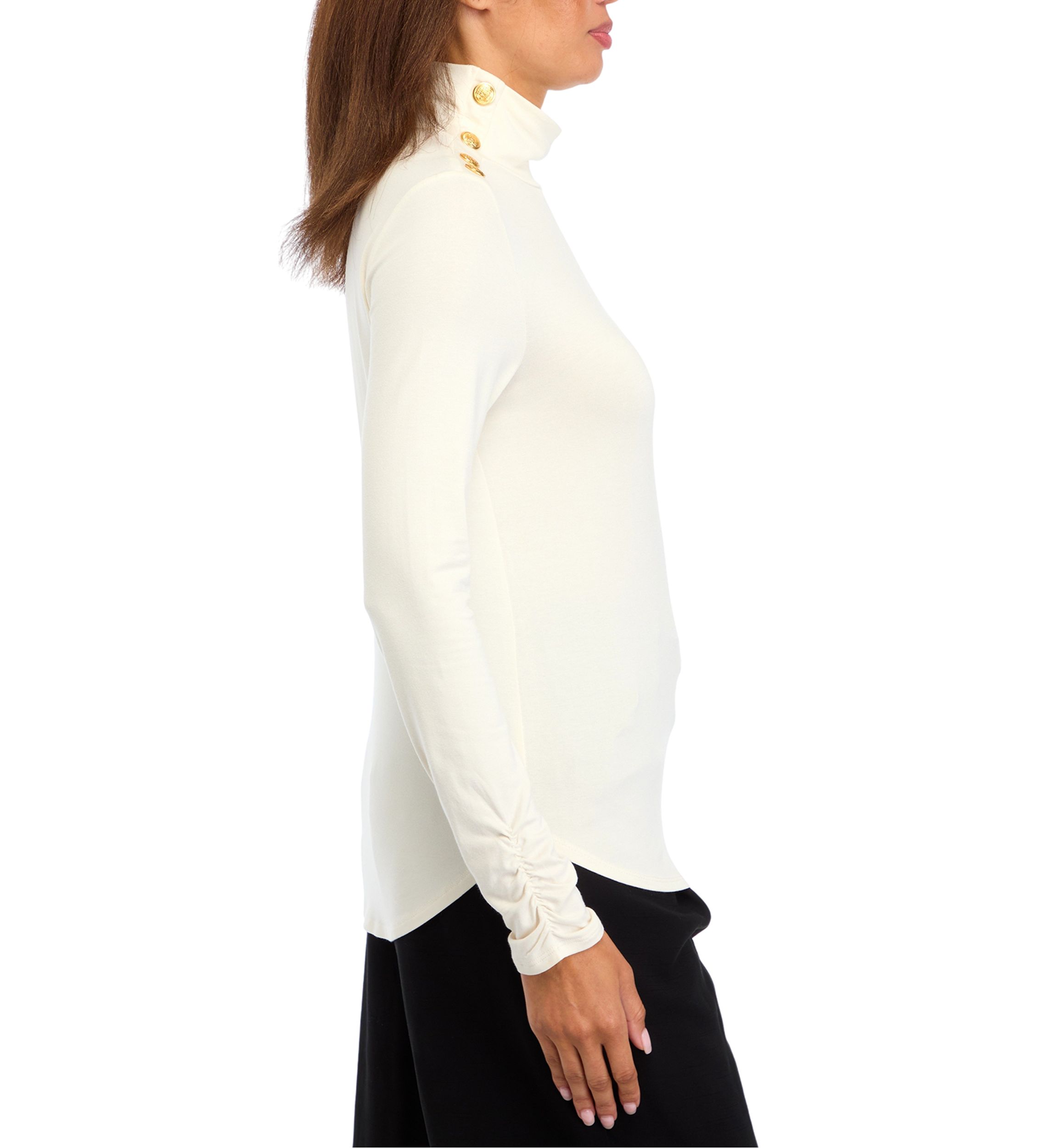 Womens Long Sleeve Turtleneck Top 