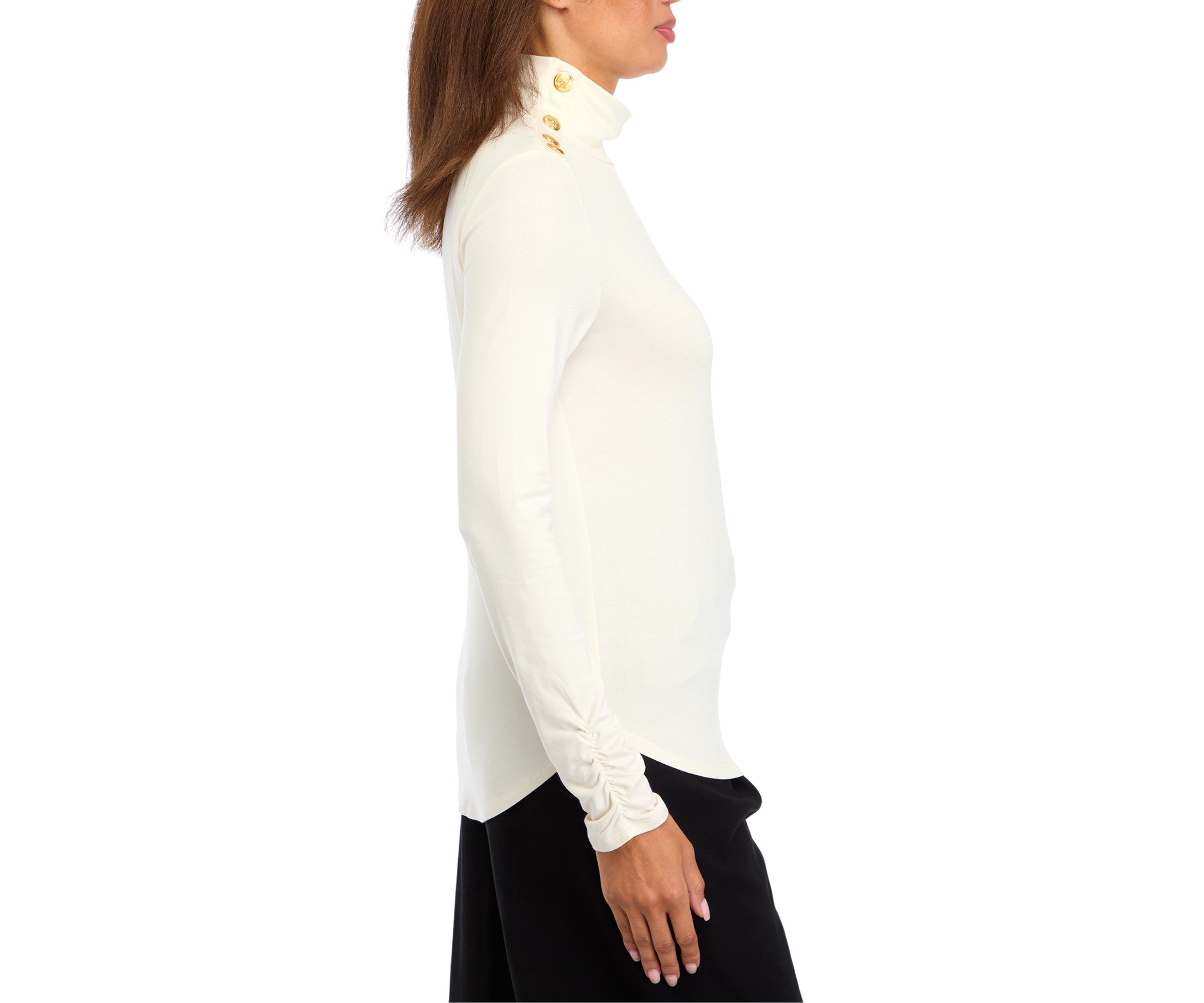 Womens Long Sleeve Turtleneck Top 