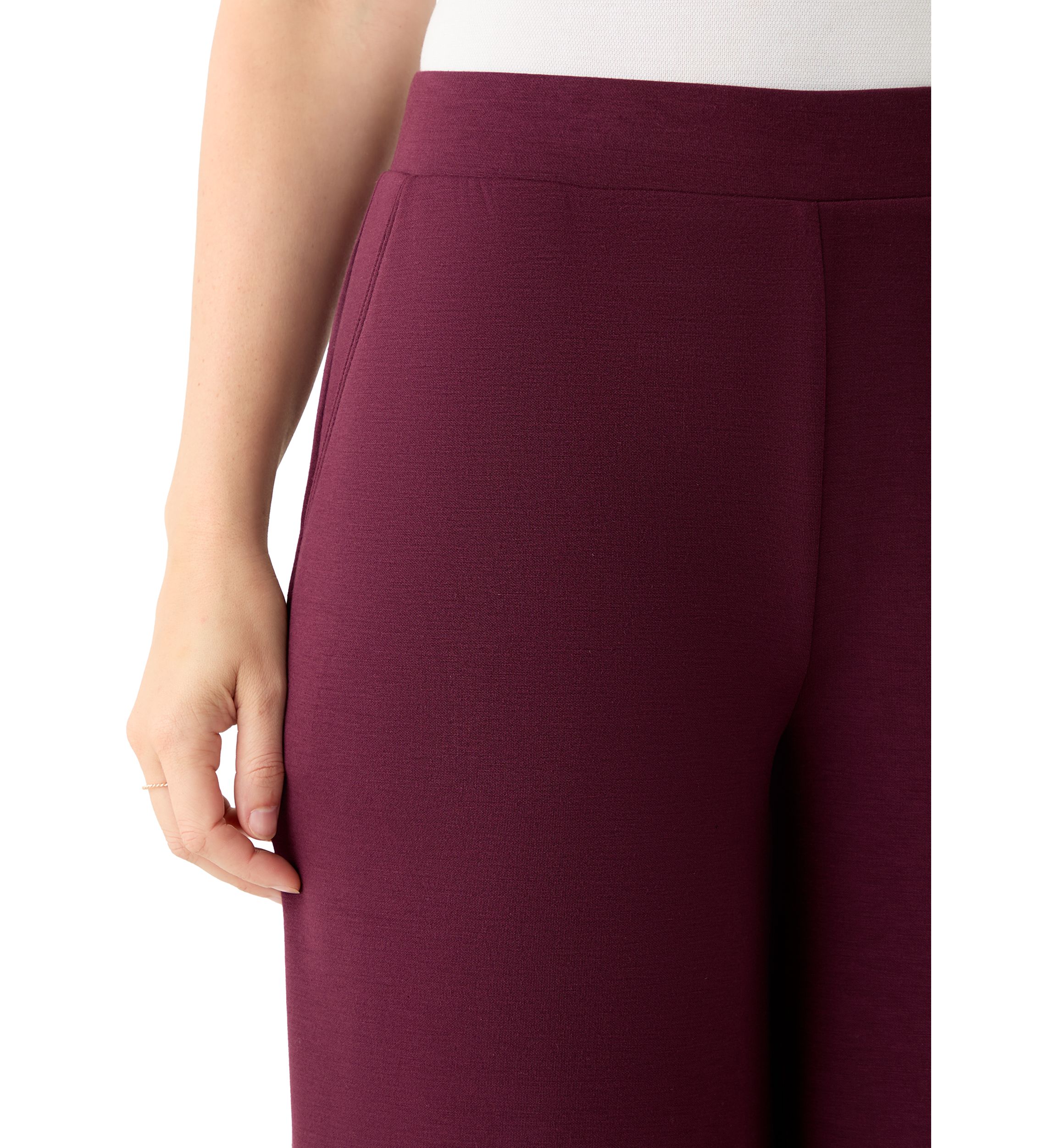 Womens Wide Leg Capri Pants