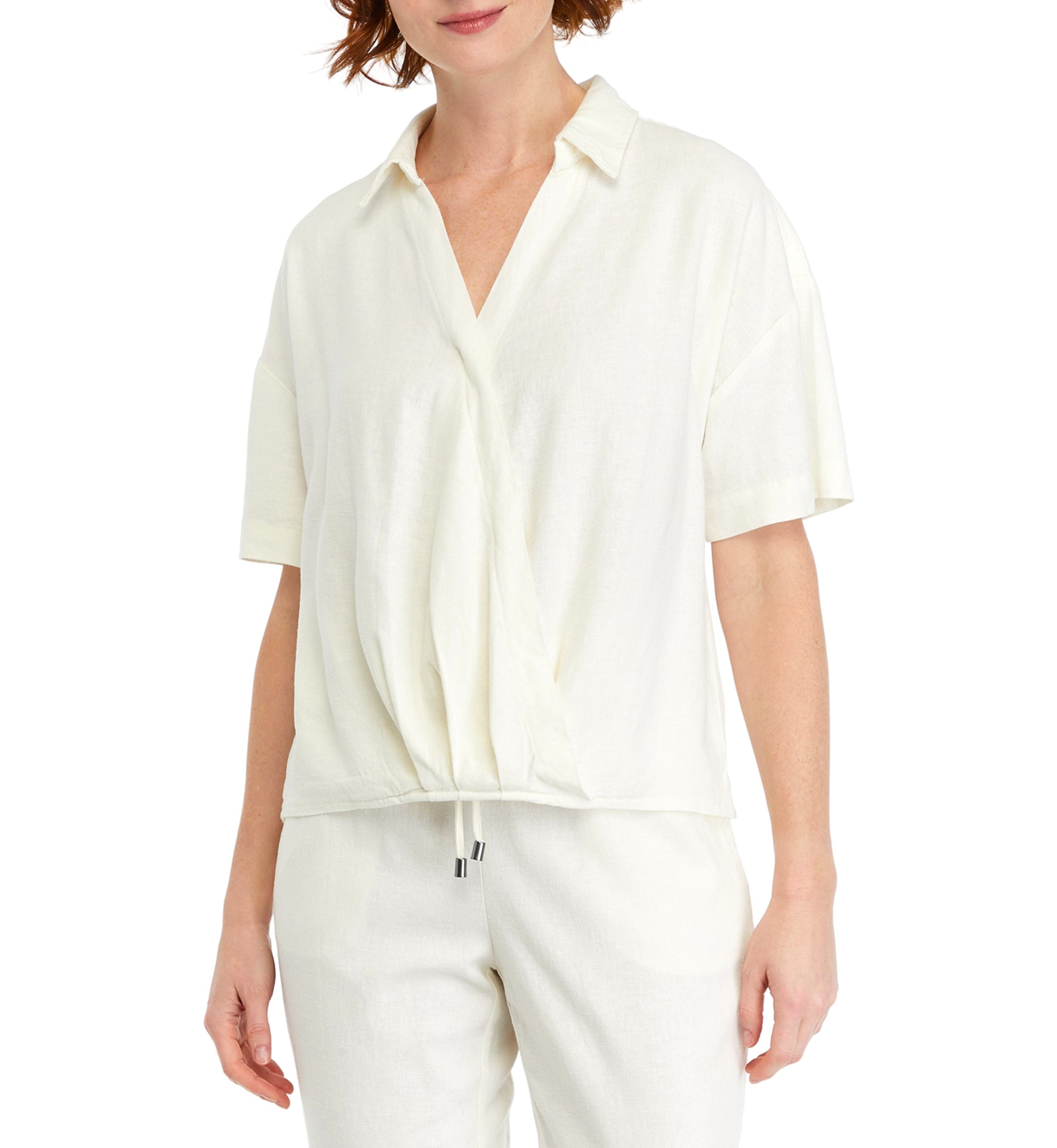 Womens Wrap Twist Front Top