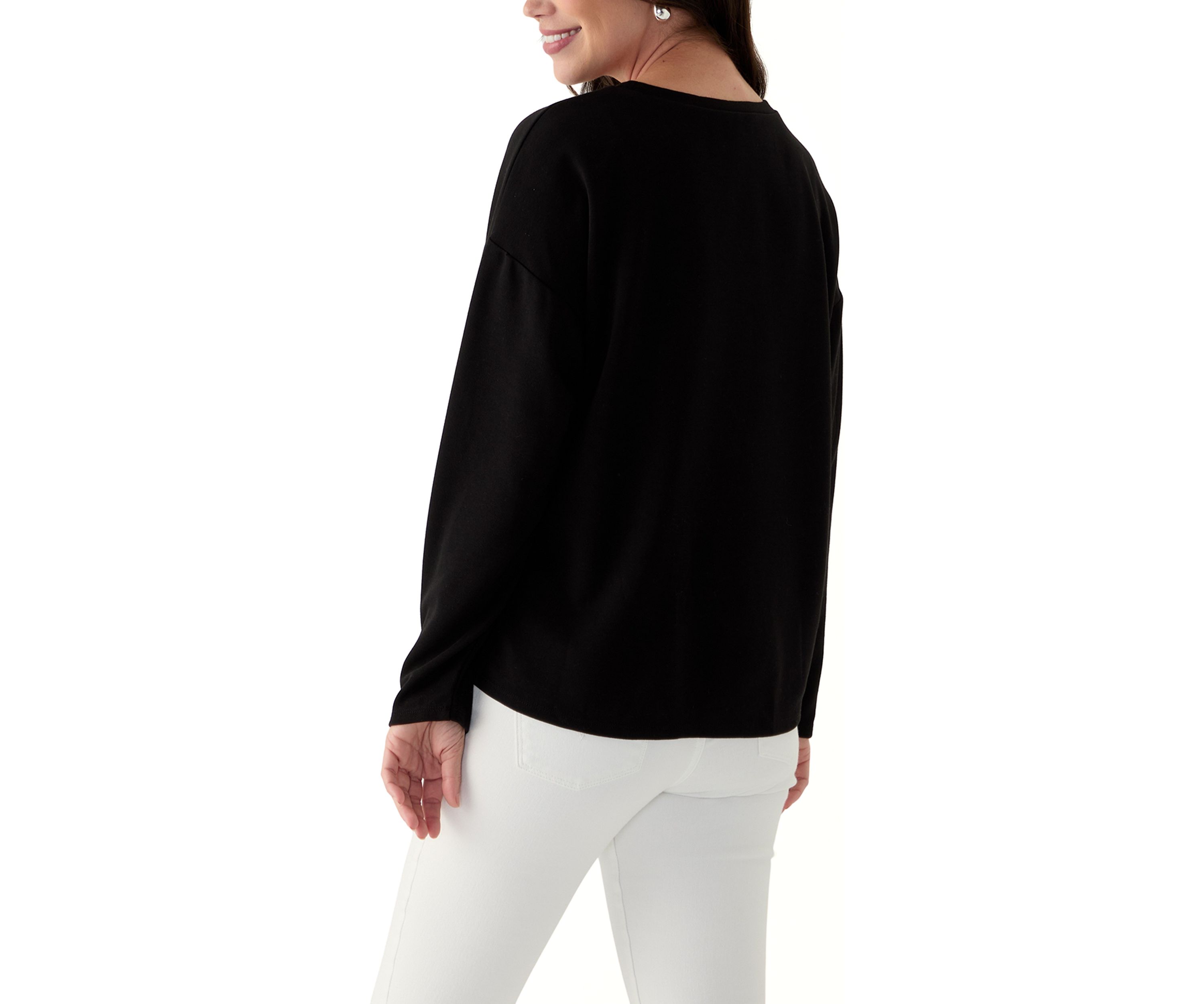 Womens Dolman Sleeve Boat Neck Sweater 
